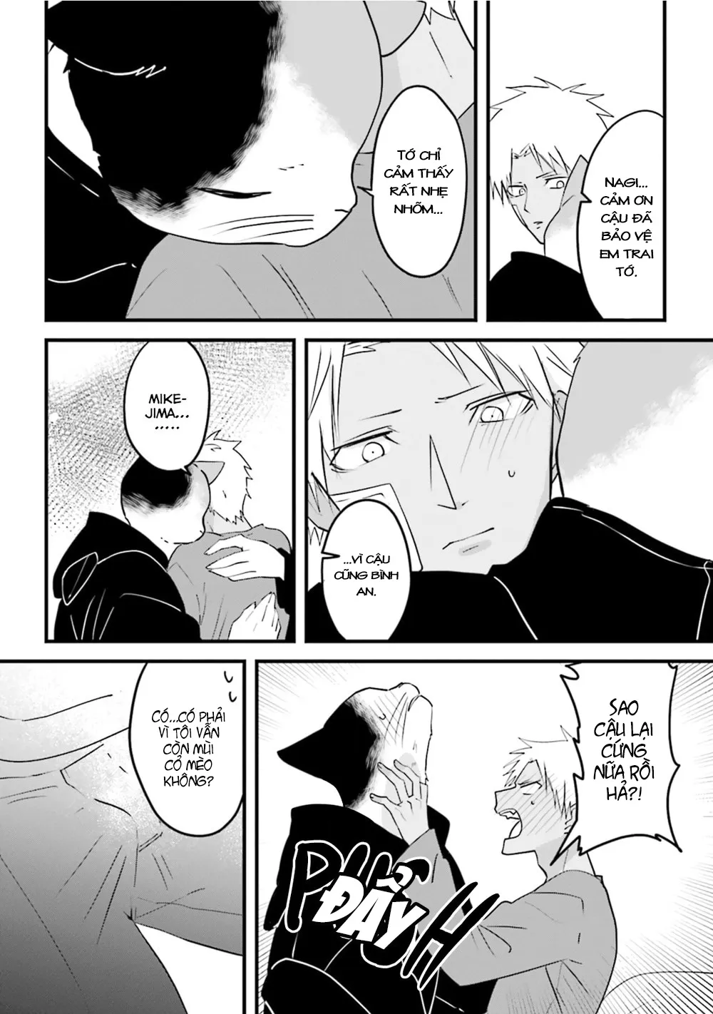 HentaiVN.net - Ảnh 22 - Trai và Mèo [Kokou kemono to obaka yankee] - Chap 4