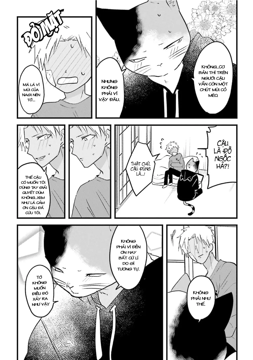 HentaiVN.net - Ảnh 23 - Trai và Mèo [Kokou kemono to obaka yankee] - Chap 4
