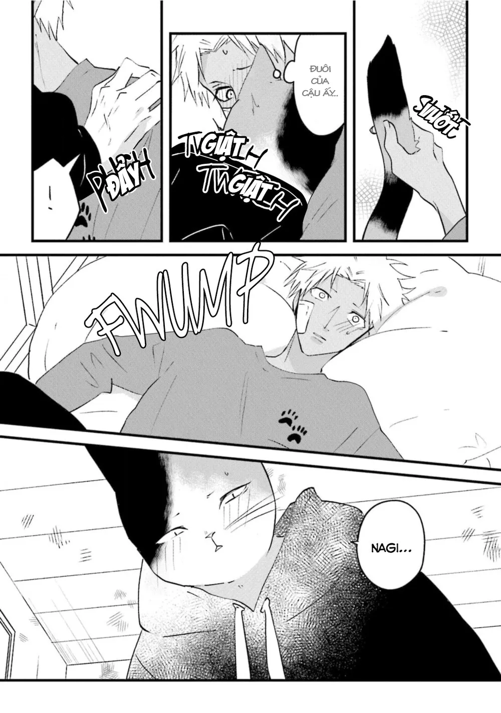HentaiVN.net - Ảnh 26 - Trai và Mèo [Kokou kemono to obaka yankee] - Chap 4