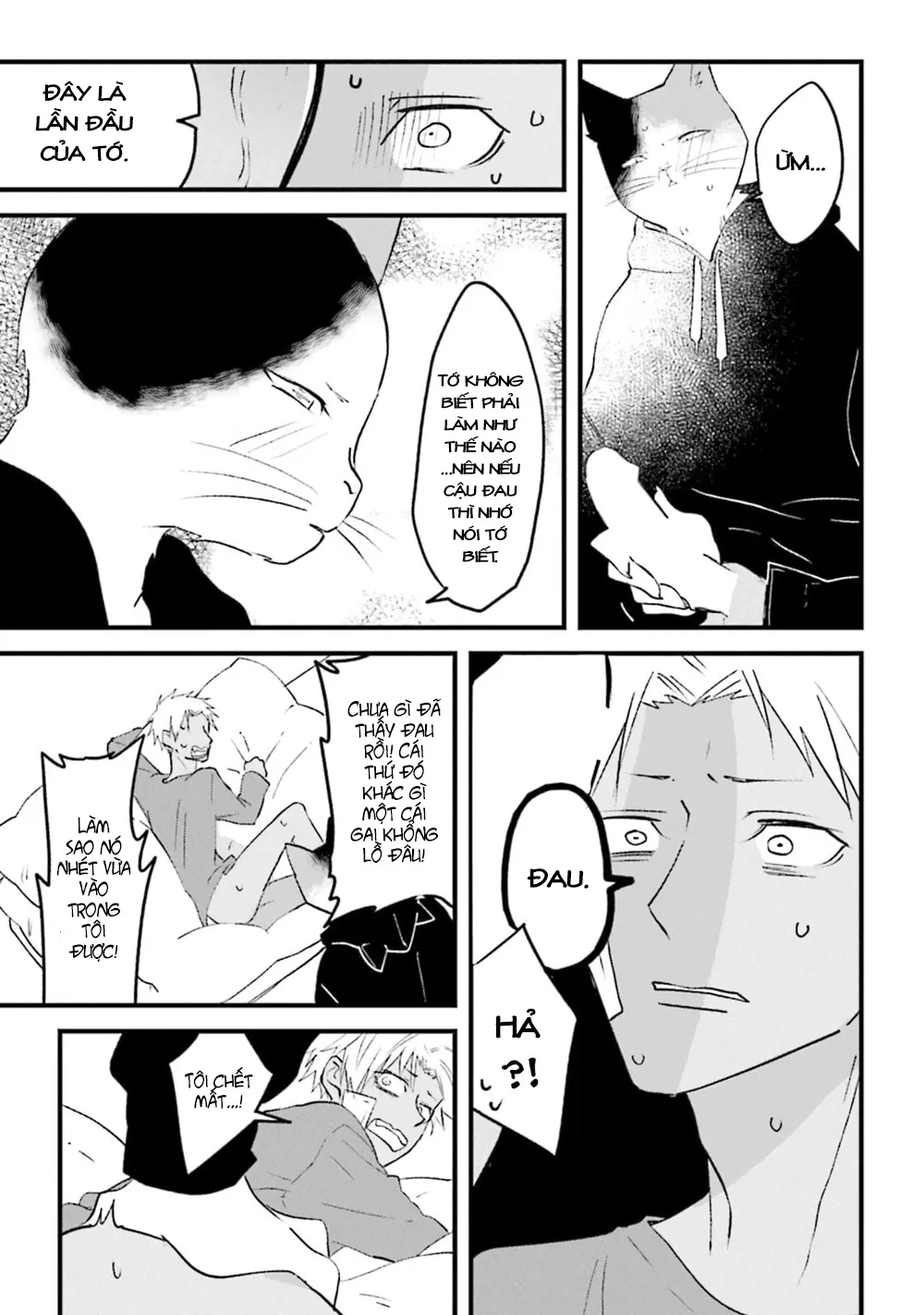 HentaiVN.net - Ảnh 30 - Trai và Mèo [Kokou kemono to obaka yankee] - Chap 4