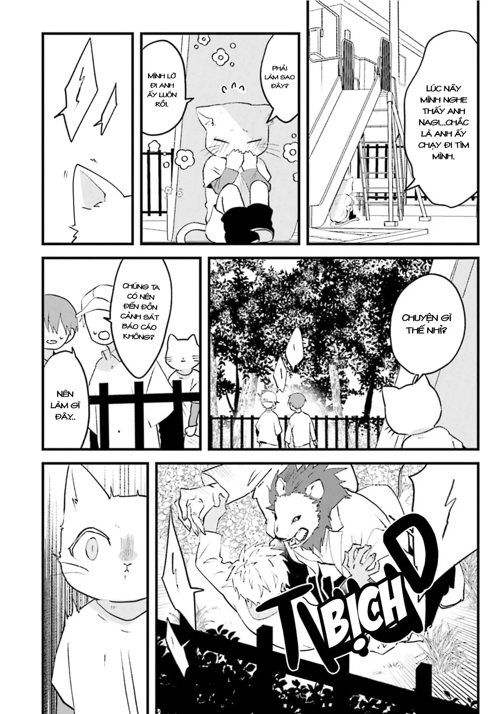 HentaiVN.net - Ảnh 4 - Trai và Mèo [Kokou kemono to obaka yankee] - Chap 4