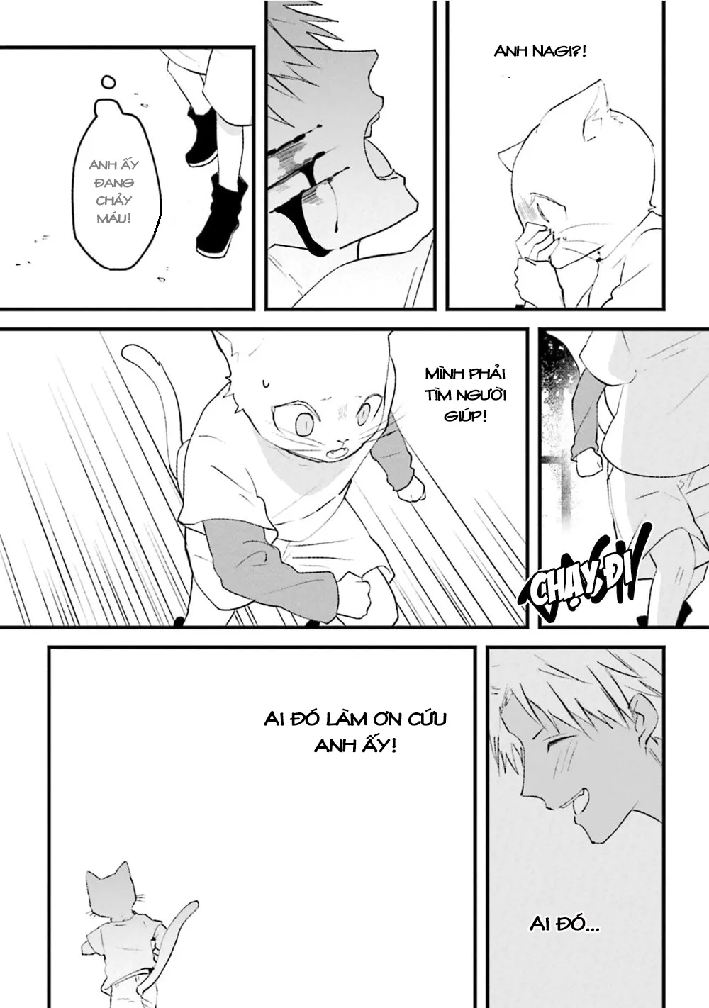 HentaiVN.net - Ảnh 5 - Trai và Mèo [Kokou kemono to obaka yankee] - Chap 4