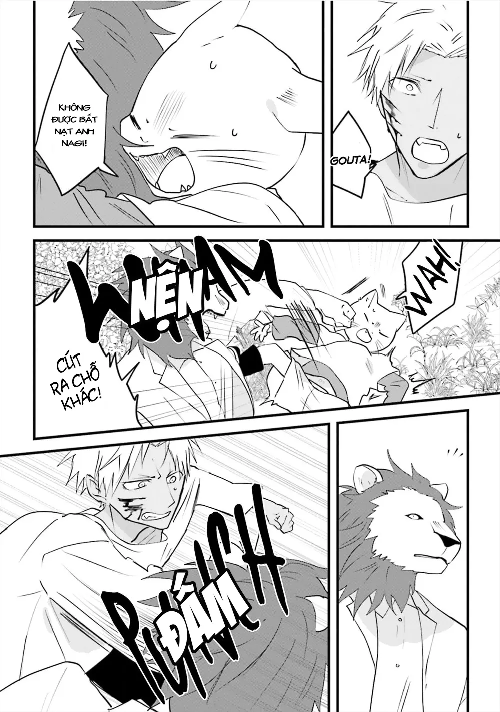 HentaiVN.net - Ảnh 7 - Trai và Mèo [Kokou kemono to obaka yankee] - Chap 4