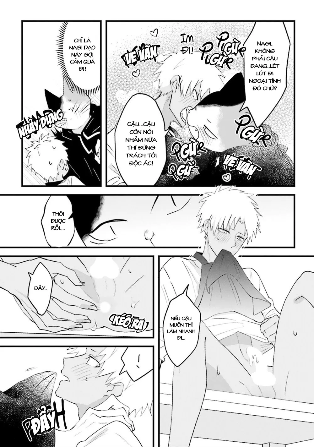 HentaiVN.net - Ảnh 12 - Trai và Mèo [Kokou kemono to obaka yankee] - Chap 5