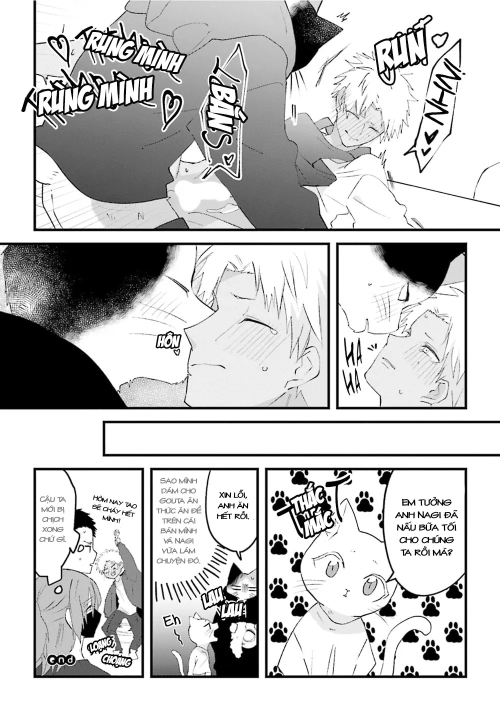HentaiVN.net - Ảnh 16 - Trai và Mèo [Kokou kemono to obaka yankee] - Chap 5