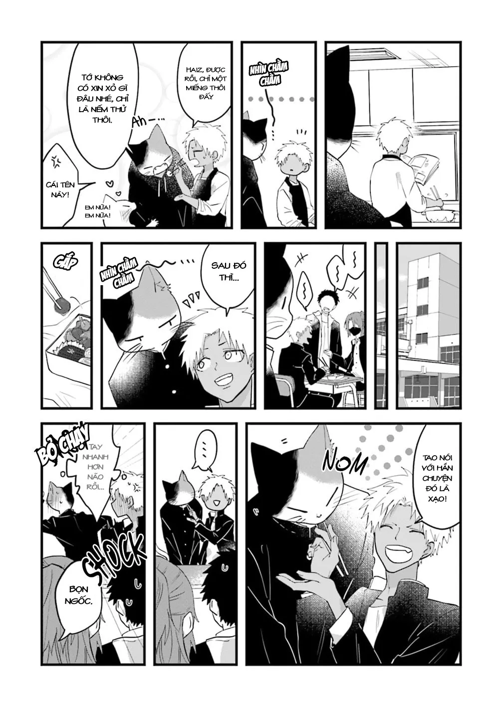 HentaiVN.net - Ảnh 17 - Trai và Mèo [Kokou kemono to obaka yankee] - Chap 5
