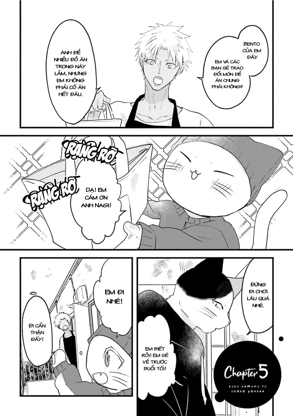 HentaiVN.net - Ảnh 3 - Trai và Mèo [Kokou kemono to obaka yankee] - Chap 5