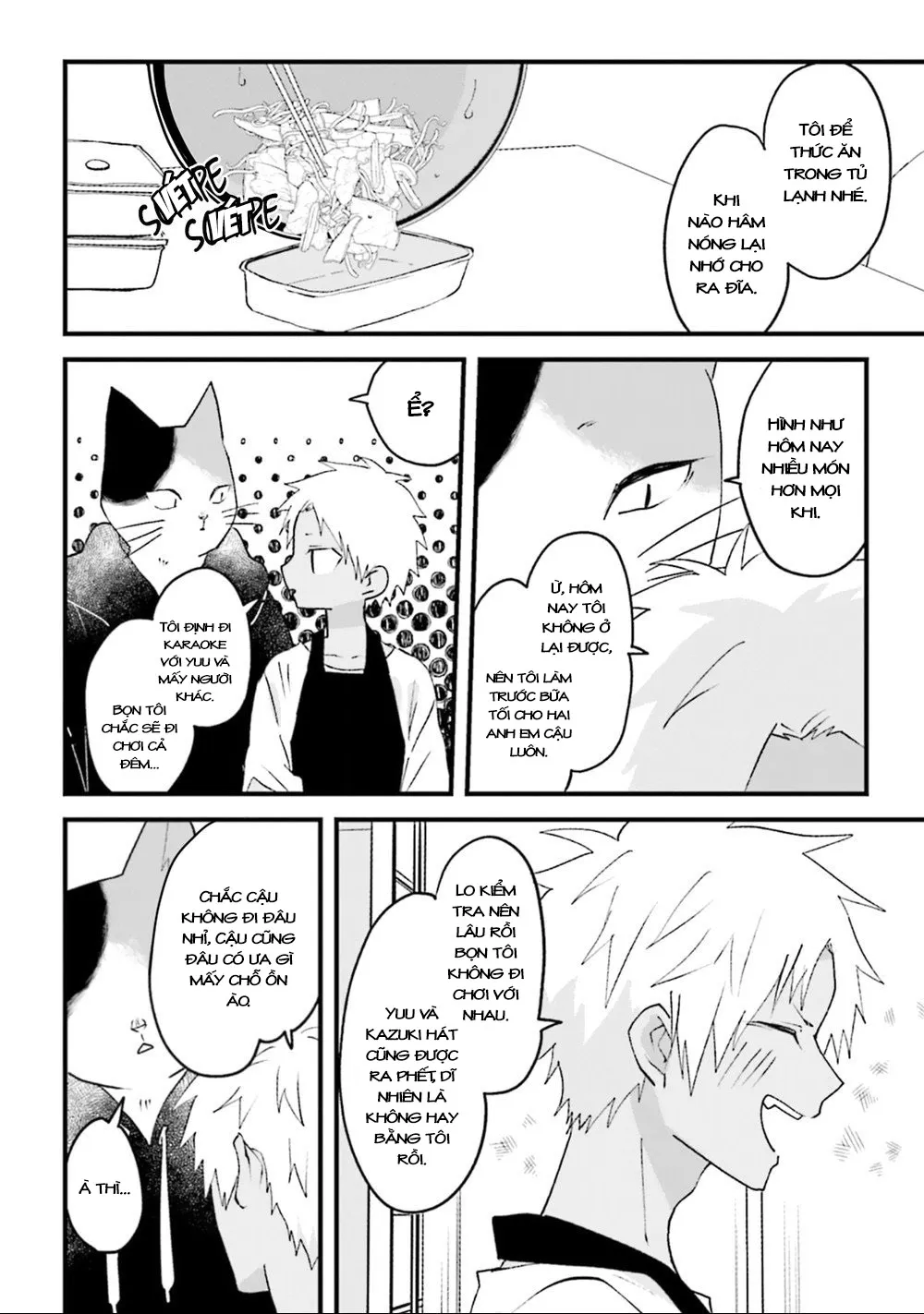 HentaiVN.net - Ảnh 4 - Trai và Mèo [Kokou kemono to obaka yankee] - Chap 5