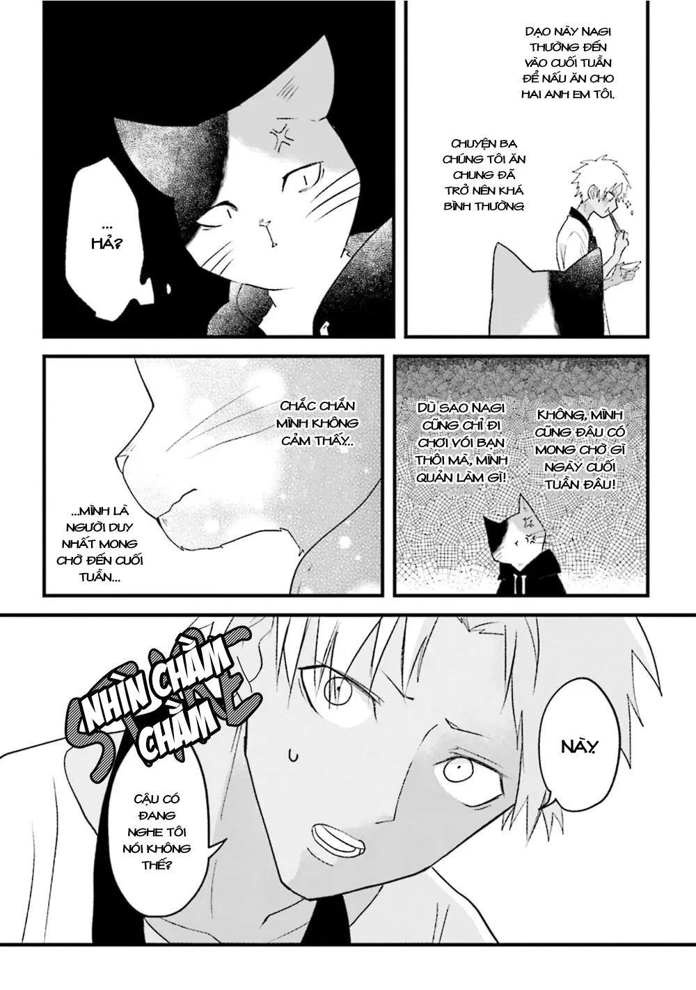 HentaiVN.net - Ảnh 5 - Trai và Mèo [Kokou kemono to obaka yankee] - Chap 5