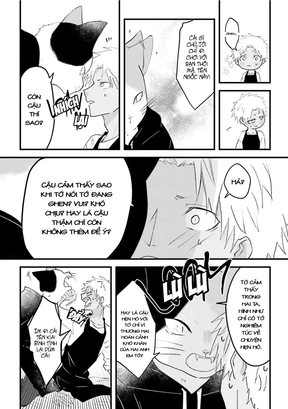 HentaiVN.net - Ảnh 8 - Trai và Mèo [Kokou kemono to obaka yankee] - Chap 5