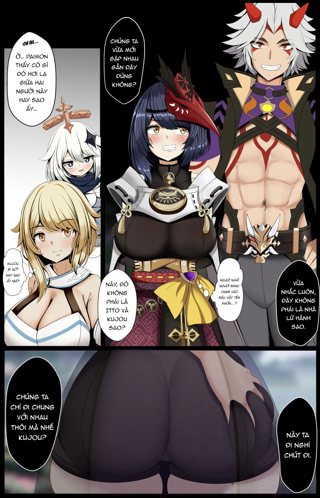 HentaiVN.net - Ảnh 3 - Kojou Sara và Arataki Itto - Oneshot