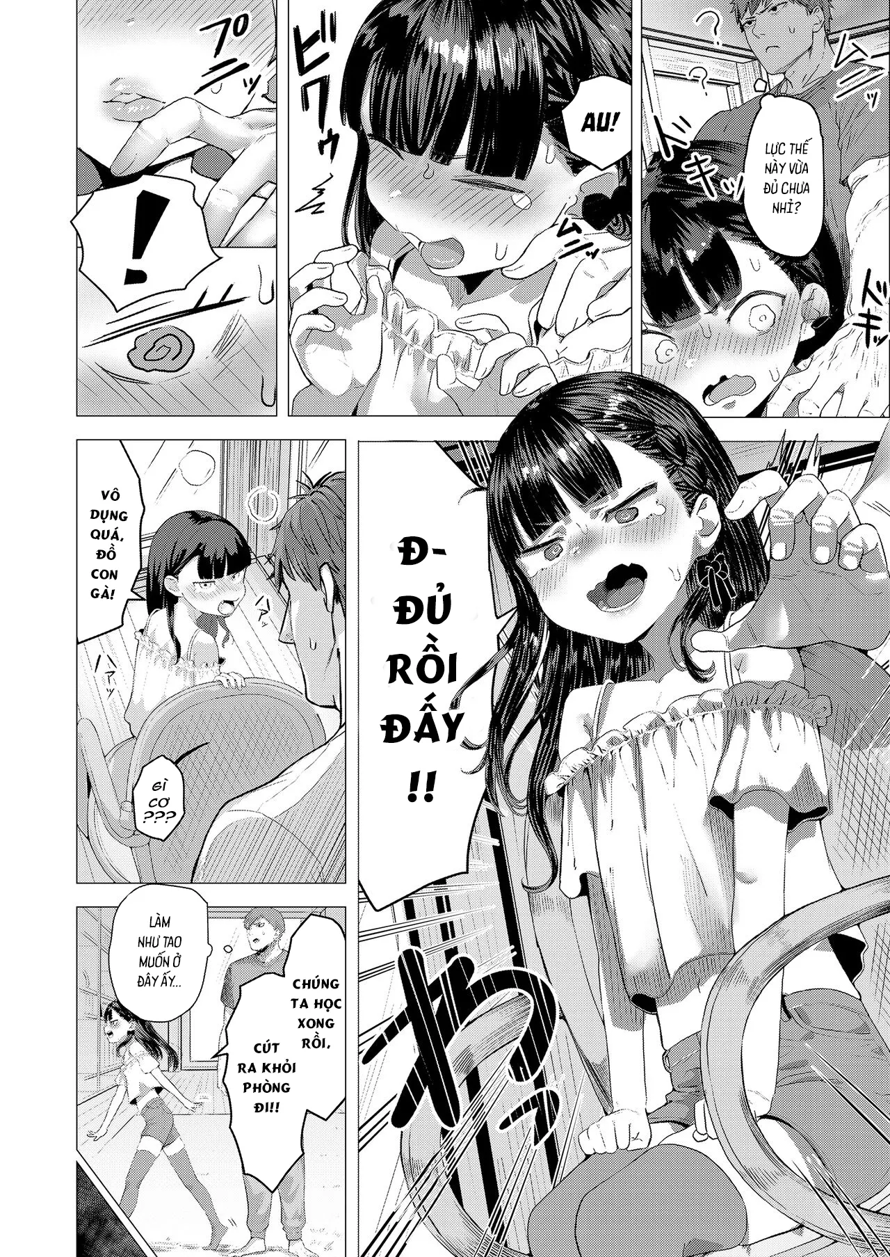 HentaiVN.net - Ảnh 3 - Trừng Trị Con Nhóc Láo Lếu Bằng CÁ CHÀ BẶC [Rako Slip!] - Oneshot