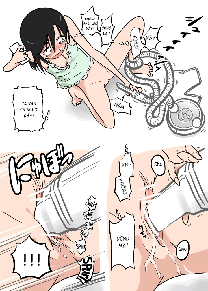 HentaiVN.net - Ảnh 9 - Bị sàm sỡ bởi một chiếc máy hút bụi [Soujiki ni Okasareta] - Chap 2