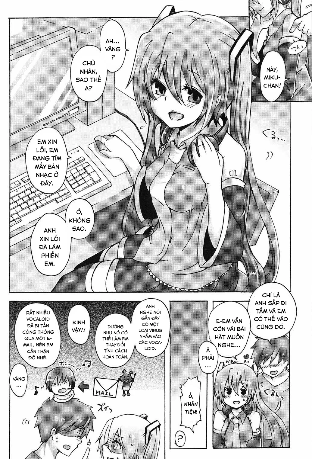 HentaiVN.net - Ảnh 4 - The Diva is a Man-Eater!? (VOCALOID) [Utahime wa Nikushoku-kei!?] - Oneshot