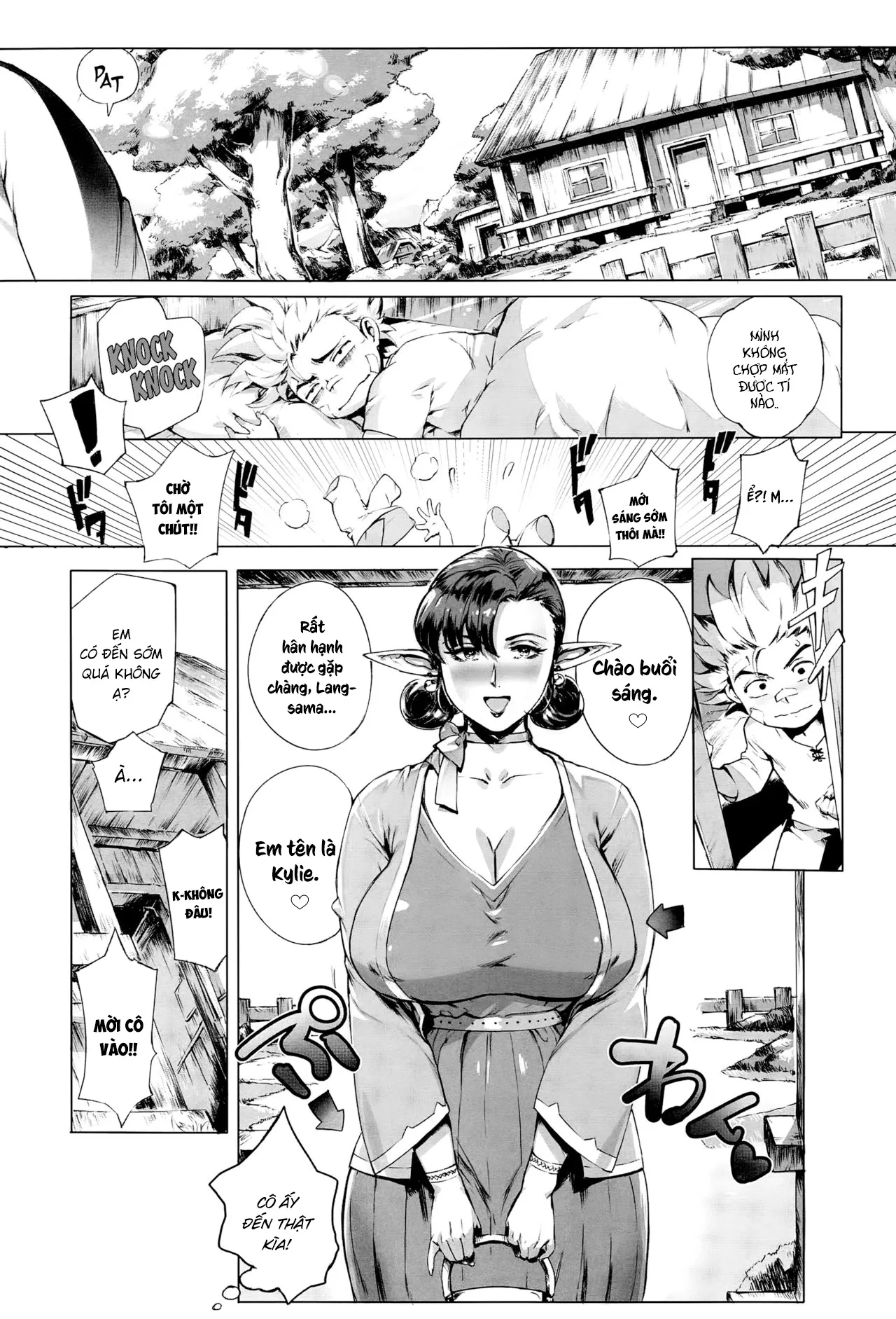 HentaiVN.net - Ảnh 10 - Đây là Biên giới Dục vọng [Koko ga Tanetsuke Frontier; This Is The Mating Frontier!] - Chap 1: Chương Trái Đất
