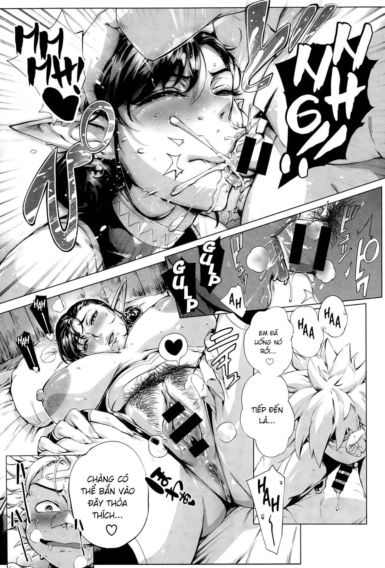 HentaiVN.net - Ảnh 16 - Đây là Biên giới Dục vọng [Koko ga Tanetsuke Frontier; This Is The Mating Frontier!] - Chap 1: Chương Trái Đất