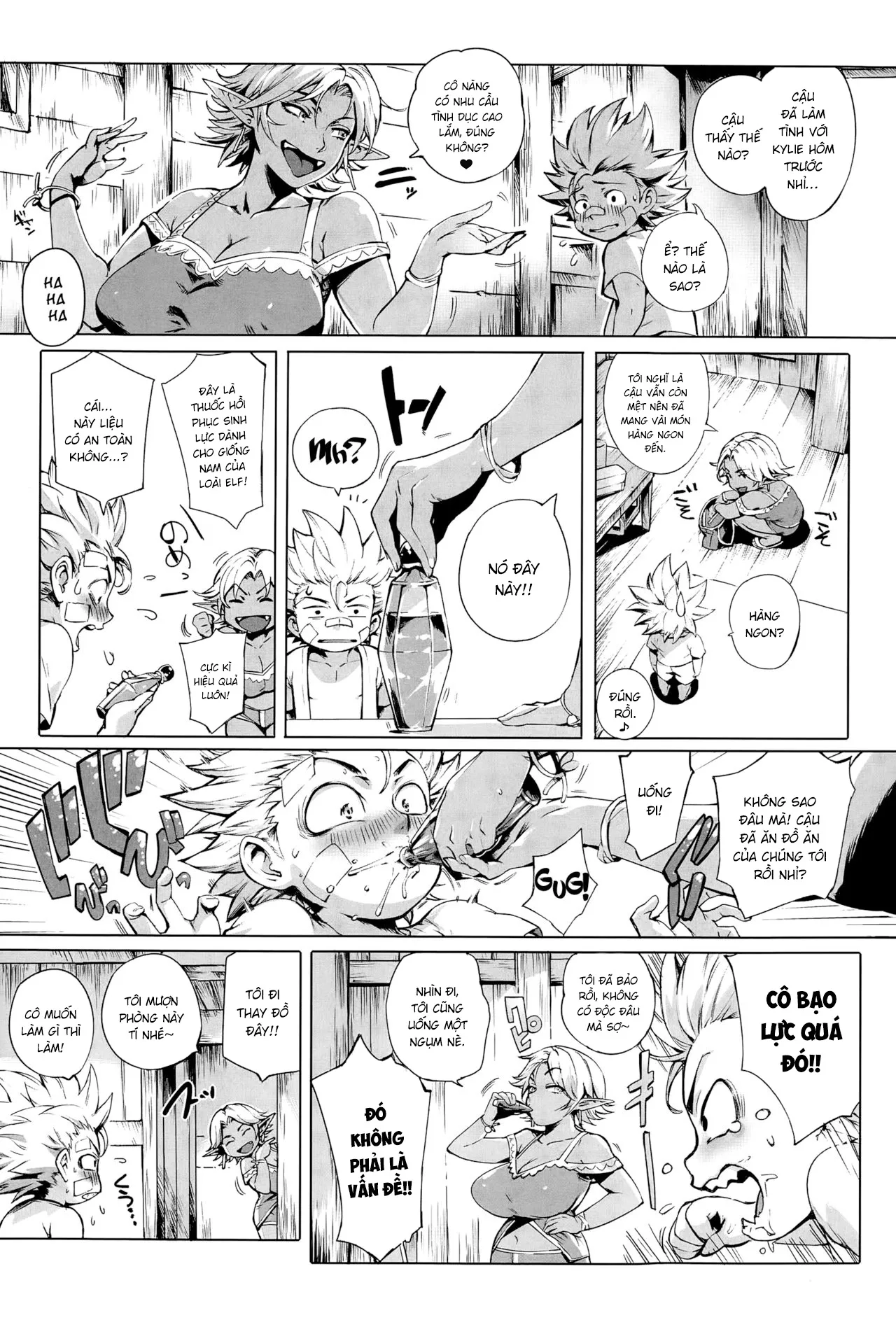 HentaiVN.net - Ảnh 23 - Đây là Biên giới Dục vọng [Koko ga Tanetsuke Frontier; This Is The Mating Frontier!] - Chap 1: Chương Trái Đất