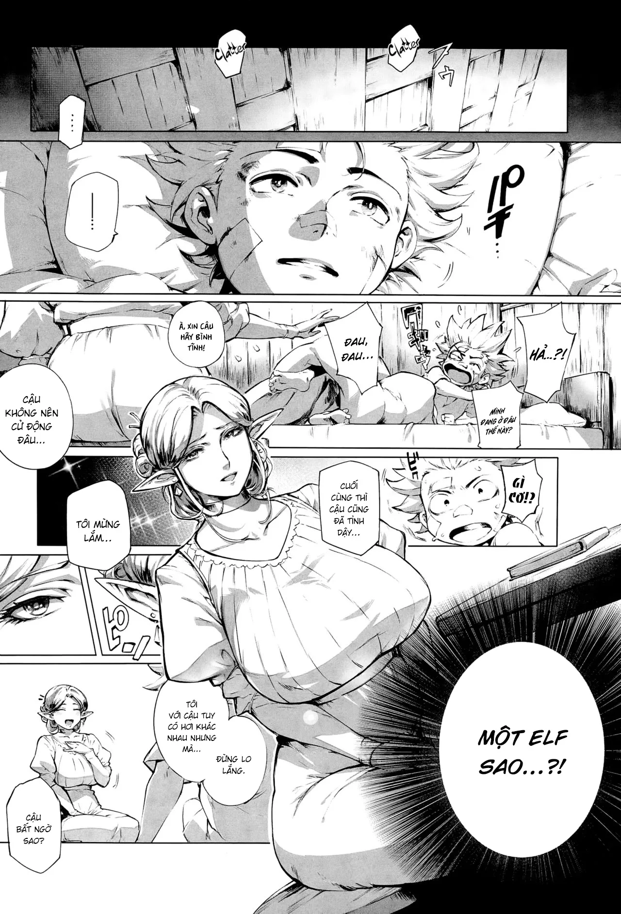 HentaiVN.net - Ảnh 3 - Đây là Biên giới Dục vọng [Koko ga Tanetsuke Frontier; This Is The Mating Frontier!] - Chap 1: Chương Trái Đất