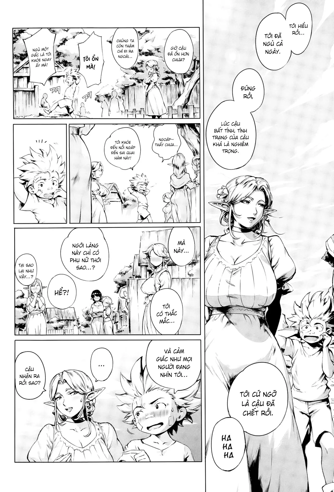 HentaiVN.net - Ảnh 6 - Đây là Biên giới Dục vọng [Koko ga Tanetsuke Frontier; This Is The Mating Frontier!] - Chap 1: Chương Trái Đất