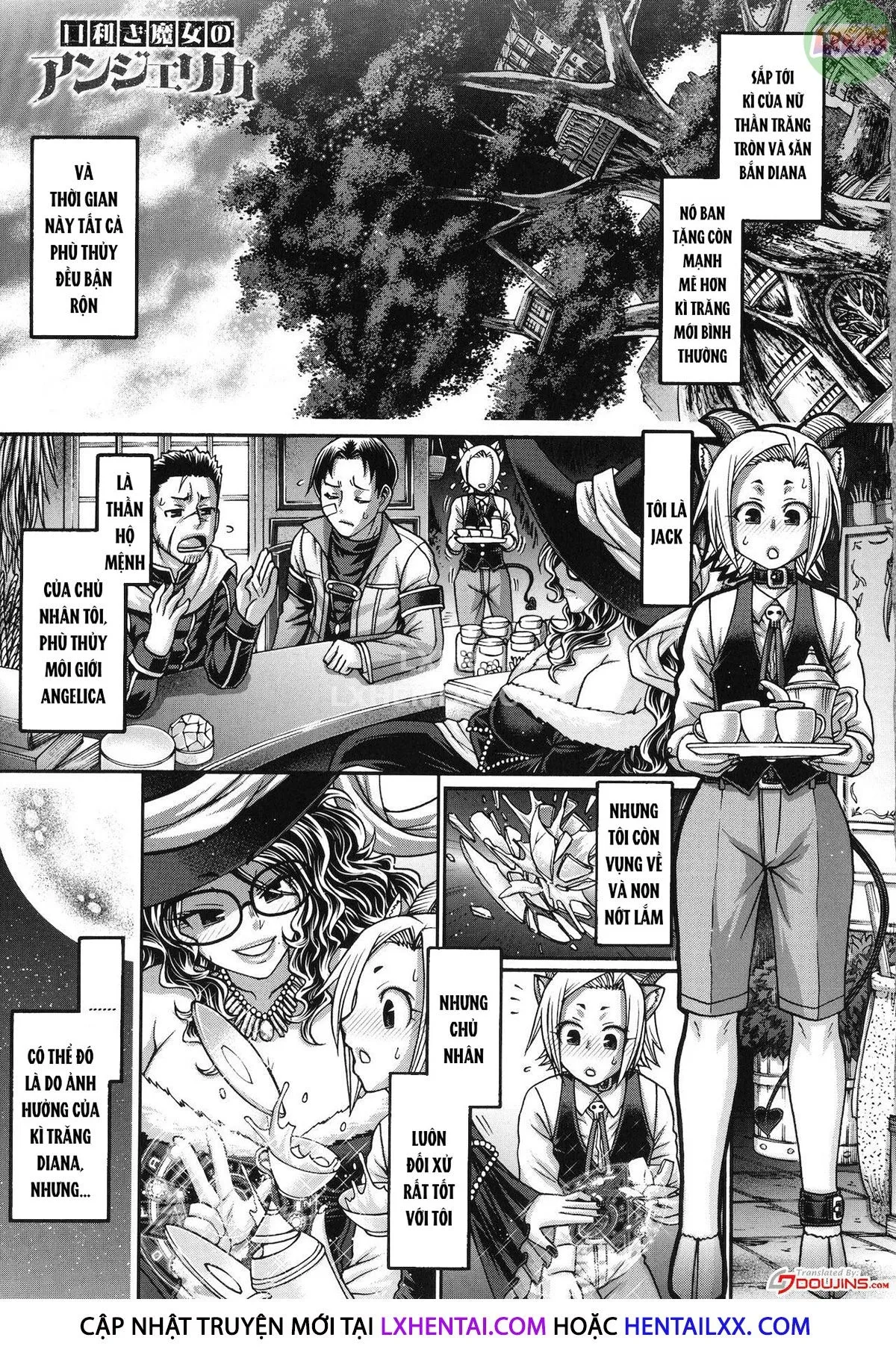 HentaiVN.net - Ảnh 11 - Mediator Witch ANGELIKA [Kuchikiki Majo no Angelika] - Chap 1