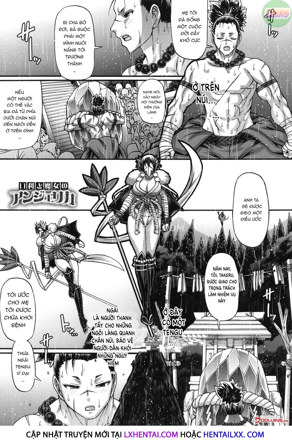 HentaiVN.net - Ảnh 5 - Mediator Witch ANGELIKA [Kuchikiki Majo no Angelika] - Chap 3