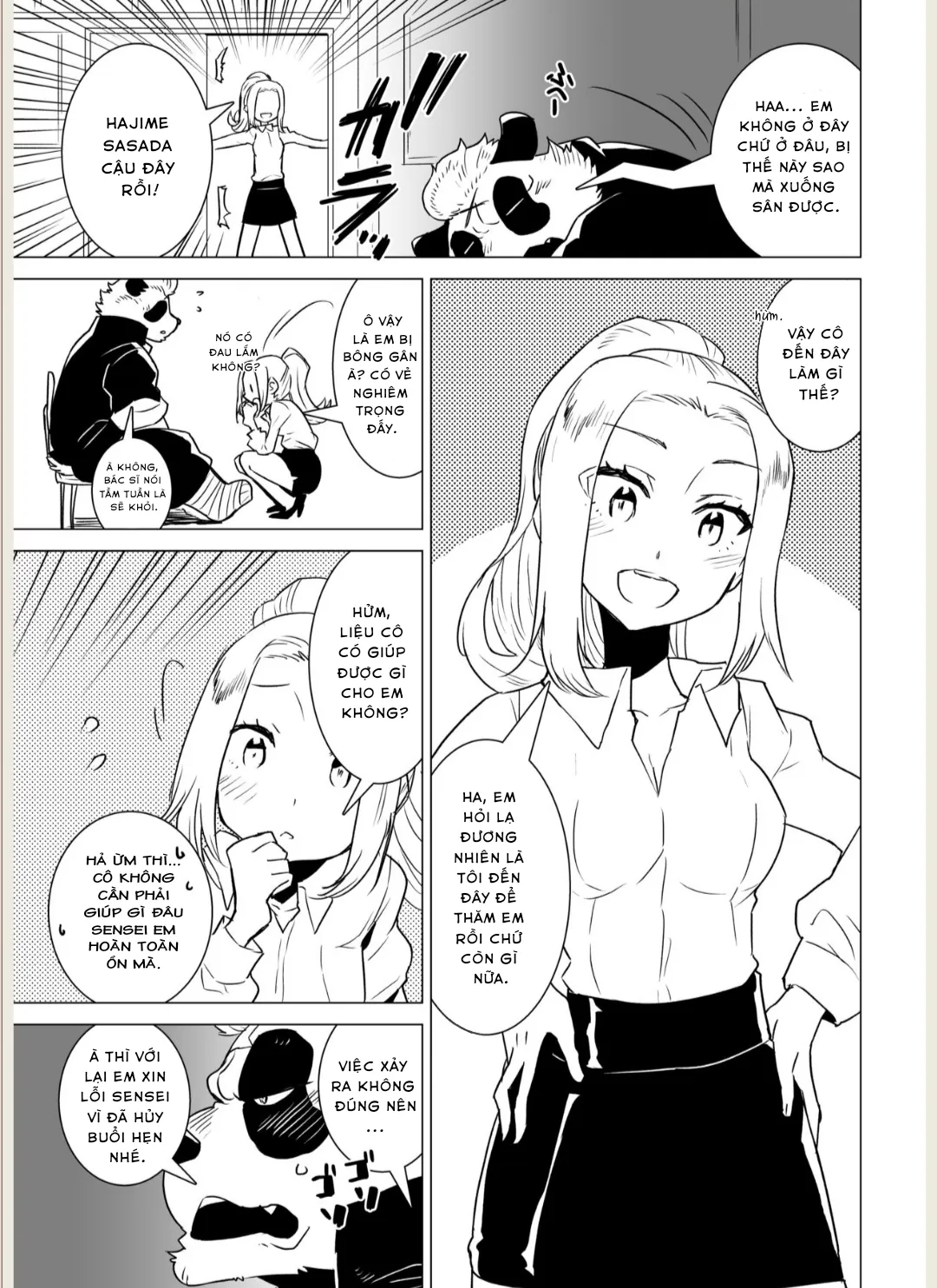 HentaiVN.net - Ảnh 4 - Sasada Kun can't graduate from His virginity Week Four - Oneshot