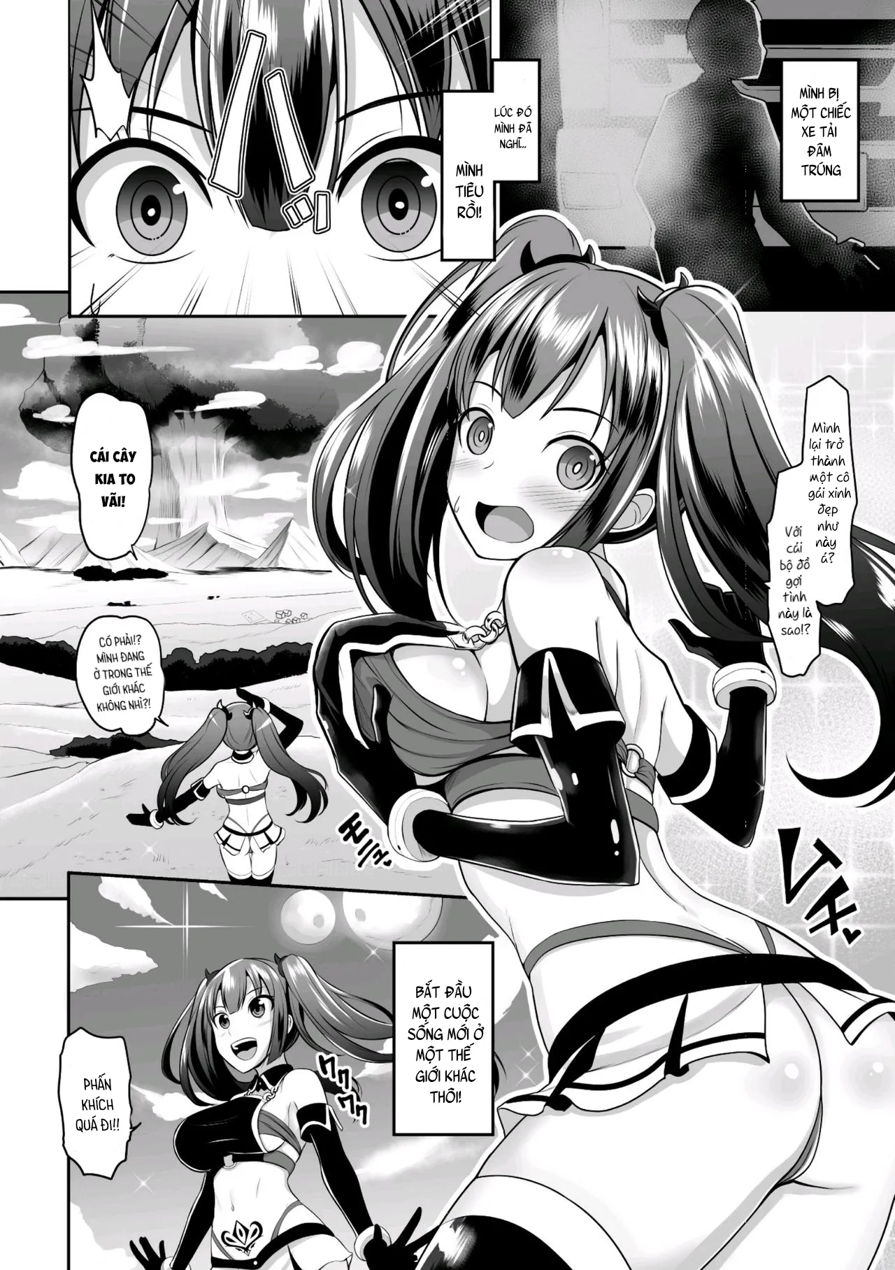 HentaiVN.net - Ảnh 3 - Chuyển sinh vào thế giới khác với kĩ năng đụ nhau đẻ quái vật [2D Comic Magazine Inmon o Tsukerareta Bishoujo-tachi ga Sanran Acme Ochi! Vol. 1] - Oneshot ngọt