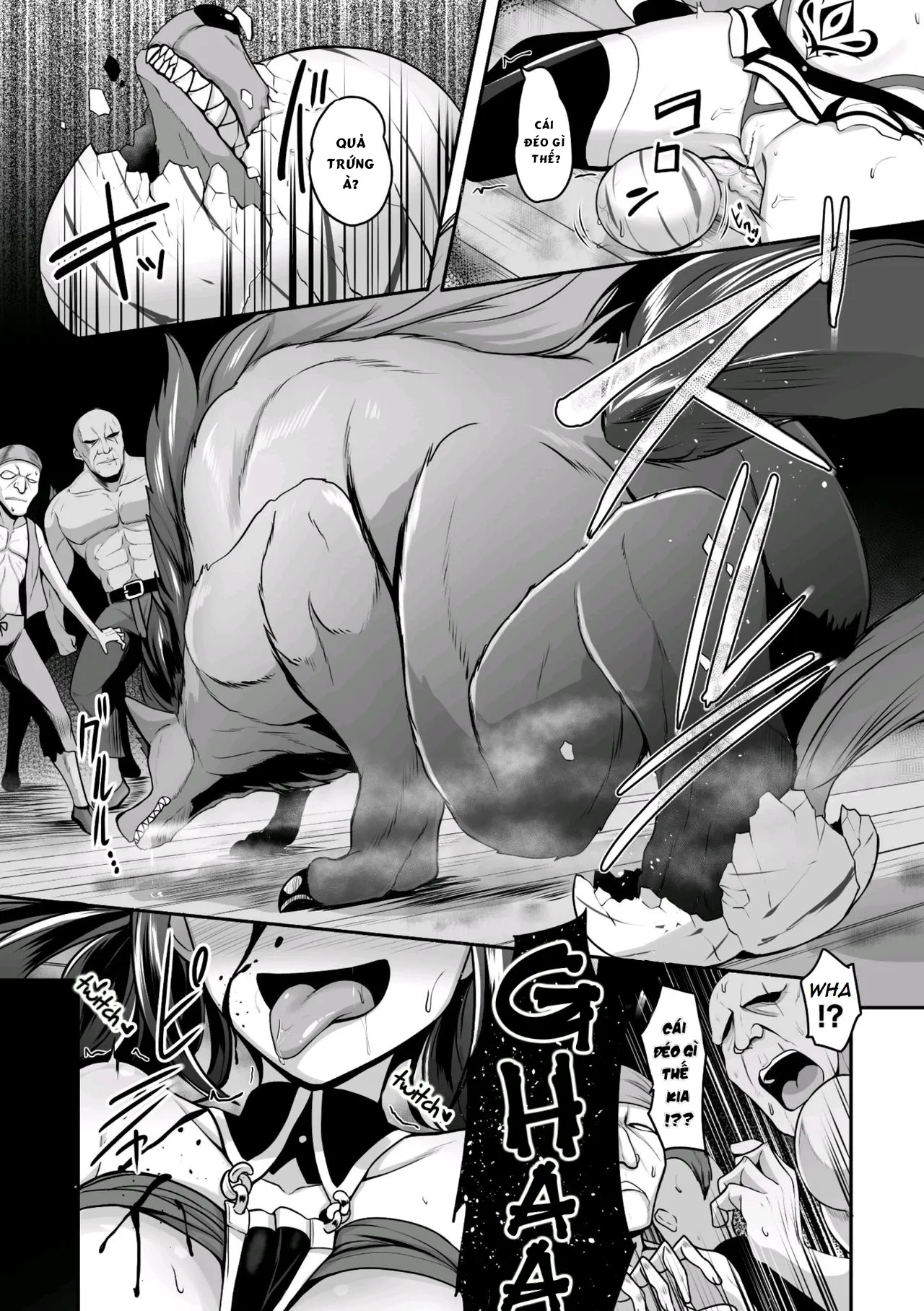 HentaiVN.net - Ảnh 6 - Chuyển sinh vào thế giới khác với kĩ năng đụ nhau đẻ quái vật [2D Comic Magazine Inmon o Tsukerareta Bishoujo-tachi ga Sanran Acme Ochi! Vol. 1] - Oneshot ngọt