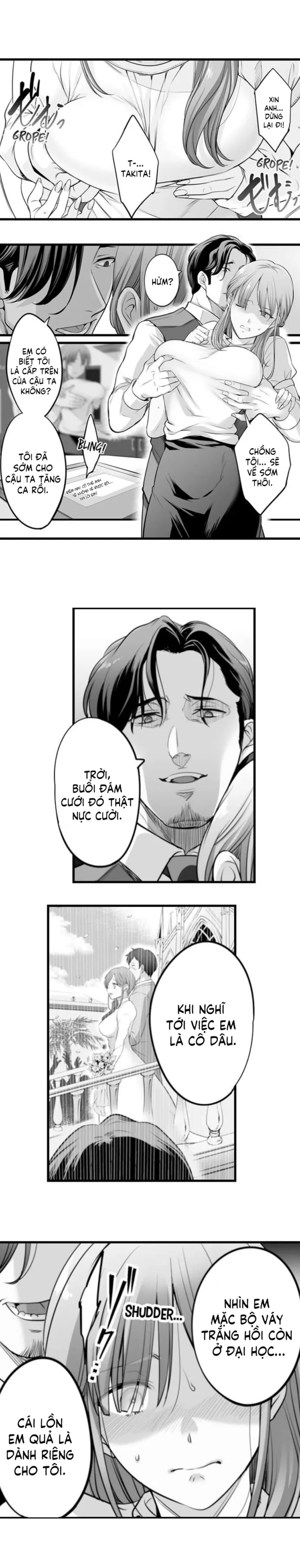 HentaiVN.net - Ảnh 3 - Làm Tình Với Vợ Người Tới Sáng [THE寝取られ♂♀～お前の奥さん、朝まで俺とヤリまくってたよ～ ; THE netorare ♂♀~ omae no okusan, asamade ore to yarimakutteta yo ~] - Chap 1: Gặp lại bạn đại học
