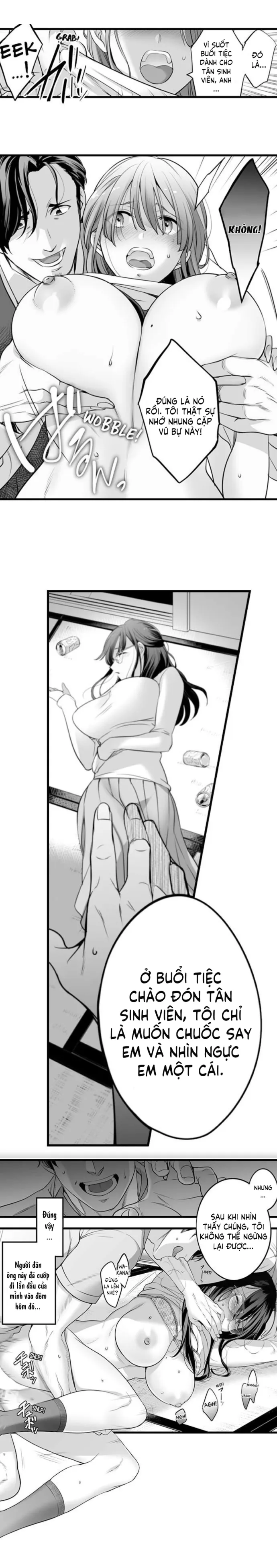 HentaiVN.net - Ảnh 4 - Làm Tình Với Vợ Người Tới Sáng [THE寝取られ♂♀～お前の奥さん、朝まで俺とヤリまくってたよ～ ; THE netorare ♂♀~ omae no okusan, asamade ore to yarimakutteta yo ~] - Chap 1: Gặp lại bạn đại học
