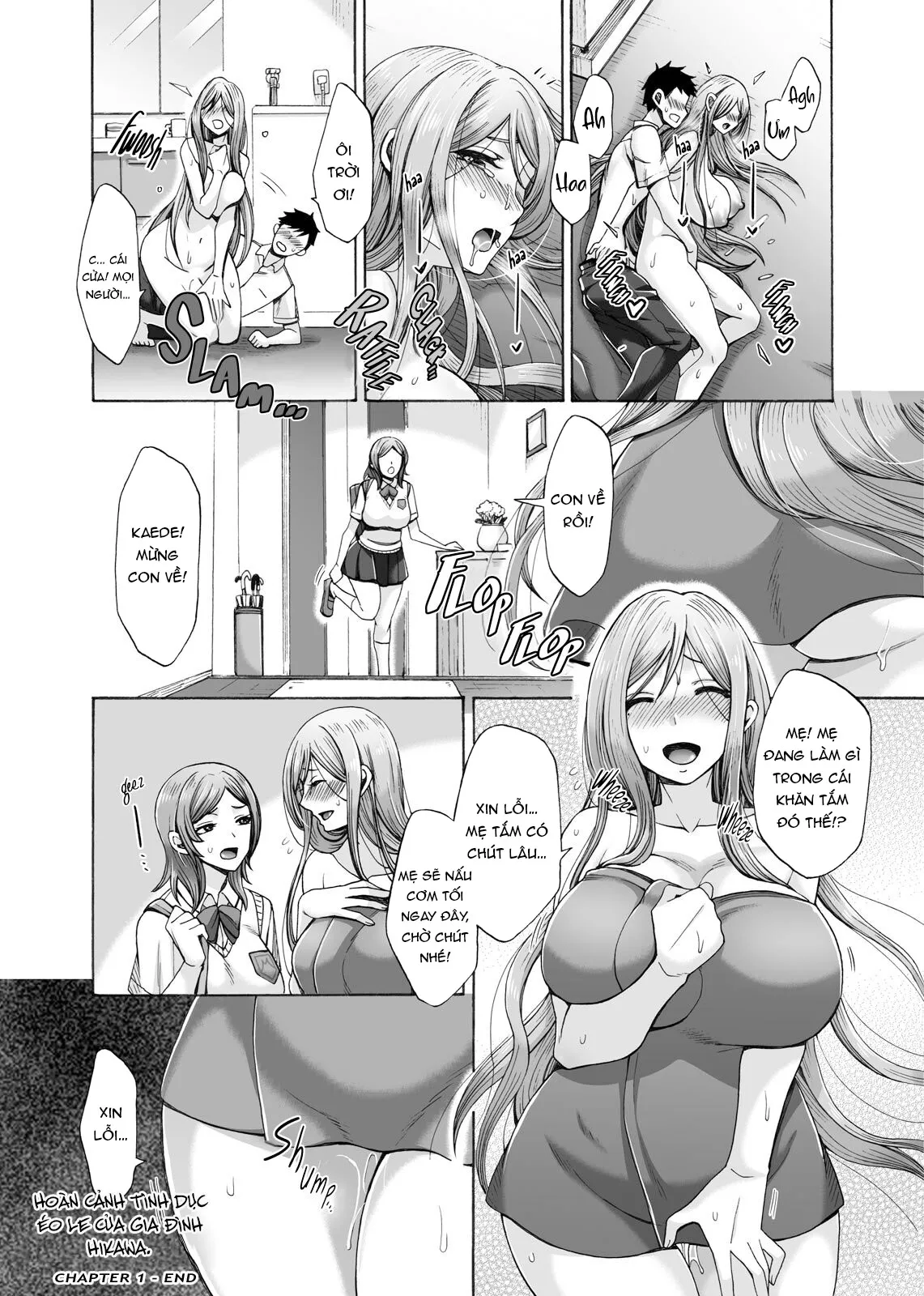 HentaiVN.net - Ảnh 19 - Mối quan hệ tình dục éo le trong gia đình Hikawake!!! [Hikawake no Ibitsu na Seijijou; The Distorted Sexual Circumstances Of The Hikawa Family] - Chap 1