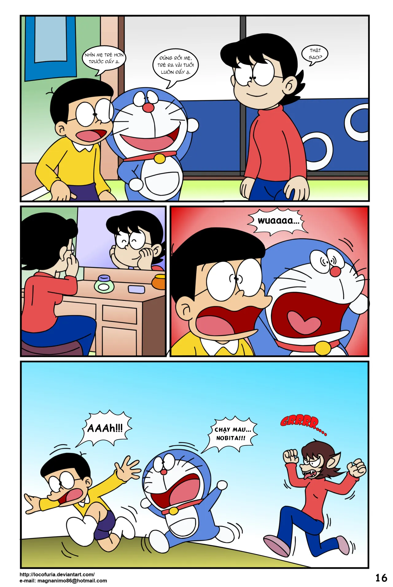 HentaiVN.net - Ảnh 18 - DORAEMON? [Doraemon] - Vol 1 - Chap 1: Kem Người Sói