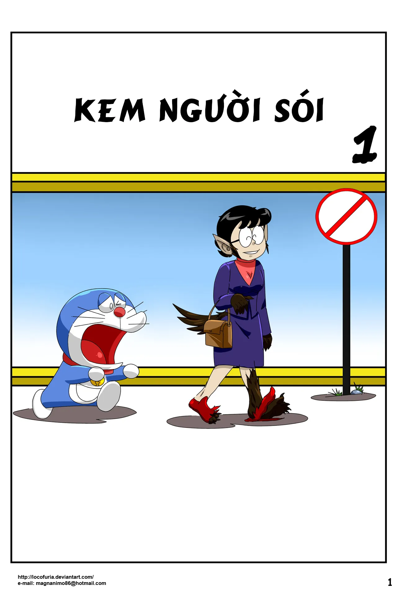 HentaiVN.net - Ảnh 3 - DORAEMON? [Doraemon] - Vol 1 - Chap 1: Kem Người Sói
