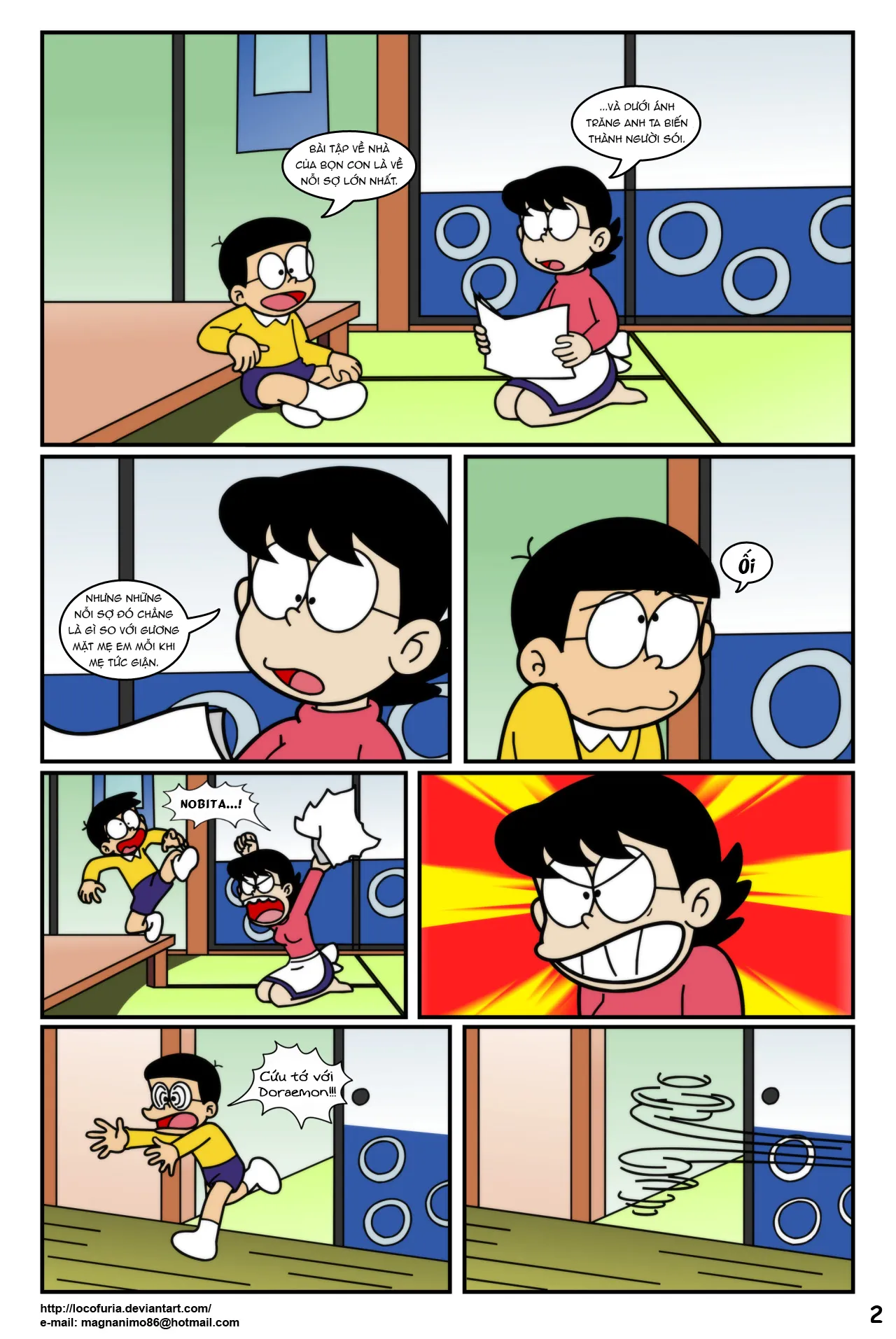 HentaiVN.net - Ảnh 4 - DORAEMON? [Doraemon] - Vol 1 - Chap 1: Kem Người Sói