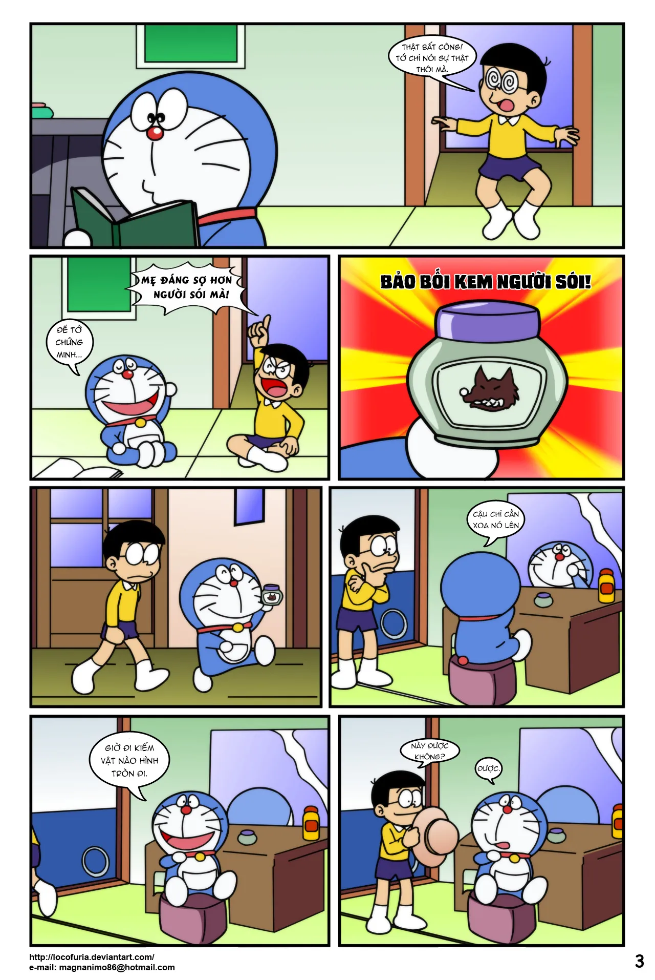HentaiVN.net - Ảnh 5 - DORAEMON? [Doraemon] - Vol 1 - Chap 1: Kem Người Sói