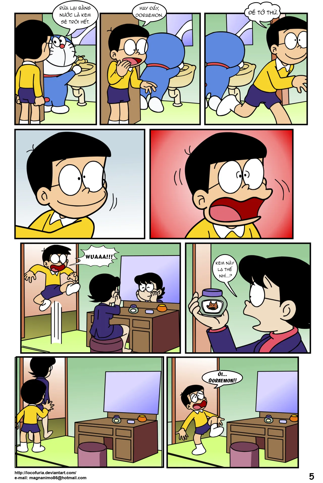 HentaiVN.net - Ảnh 7 - DORAEMON? [Doraemon] - Vol 1 - Chap 1: Kem Người Sói