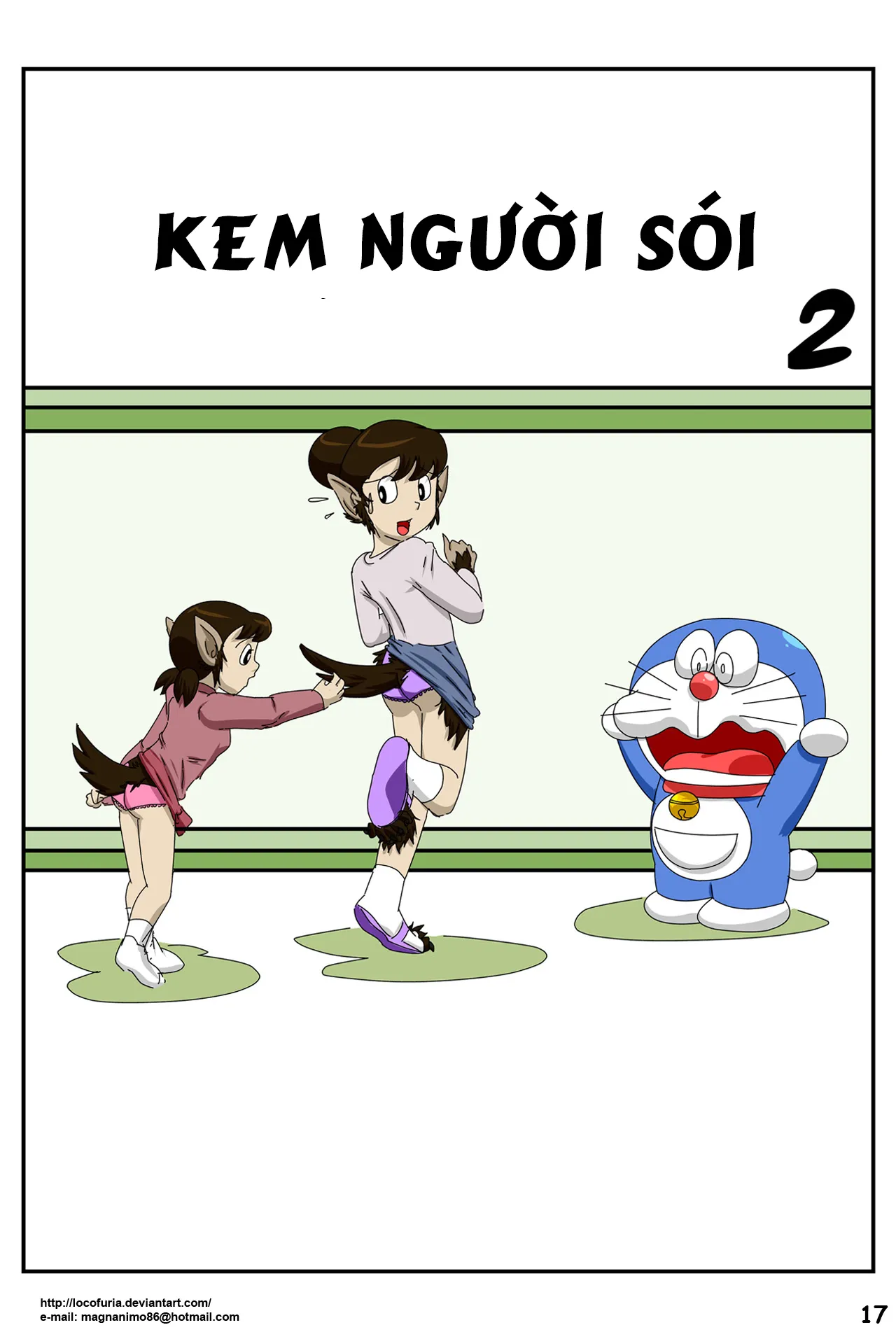 HentaiVN.net - Ảnh 3 - DORAEMON? [Doraemon] - Vol 1 - Chap 2: Kem Người Sói