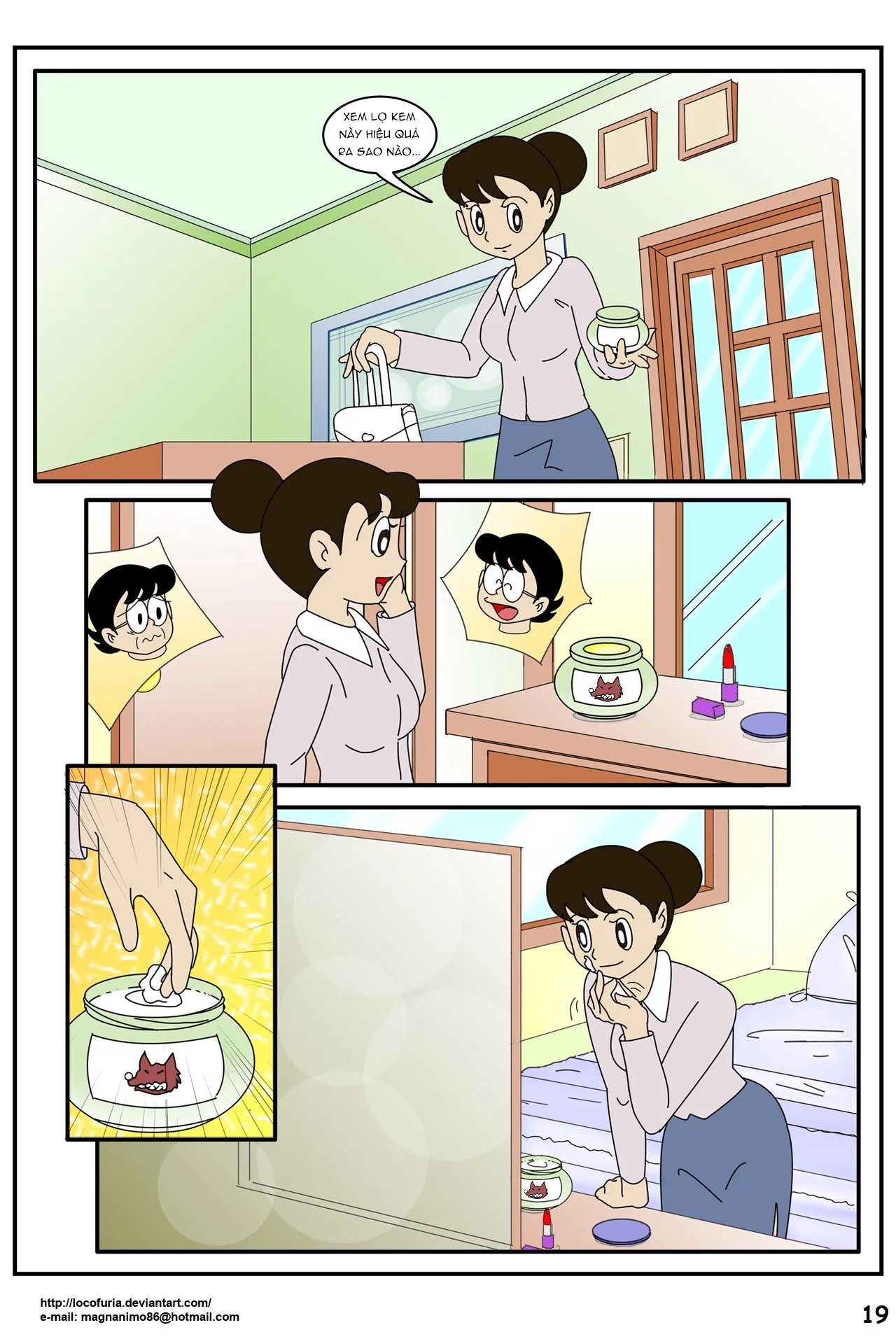 HentaiVN.net - Ảnh 5 - DORAEMON? [Doraemon] - Vol 1 - Chap 2: Kem Người Sói