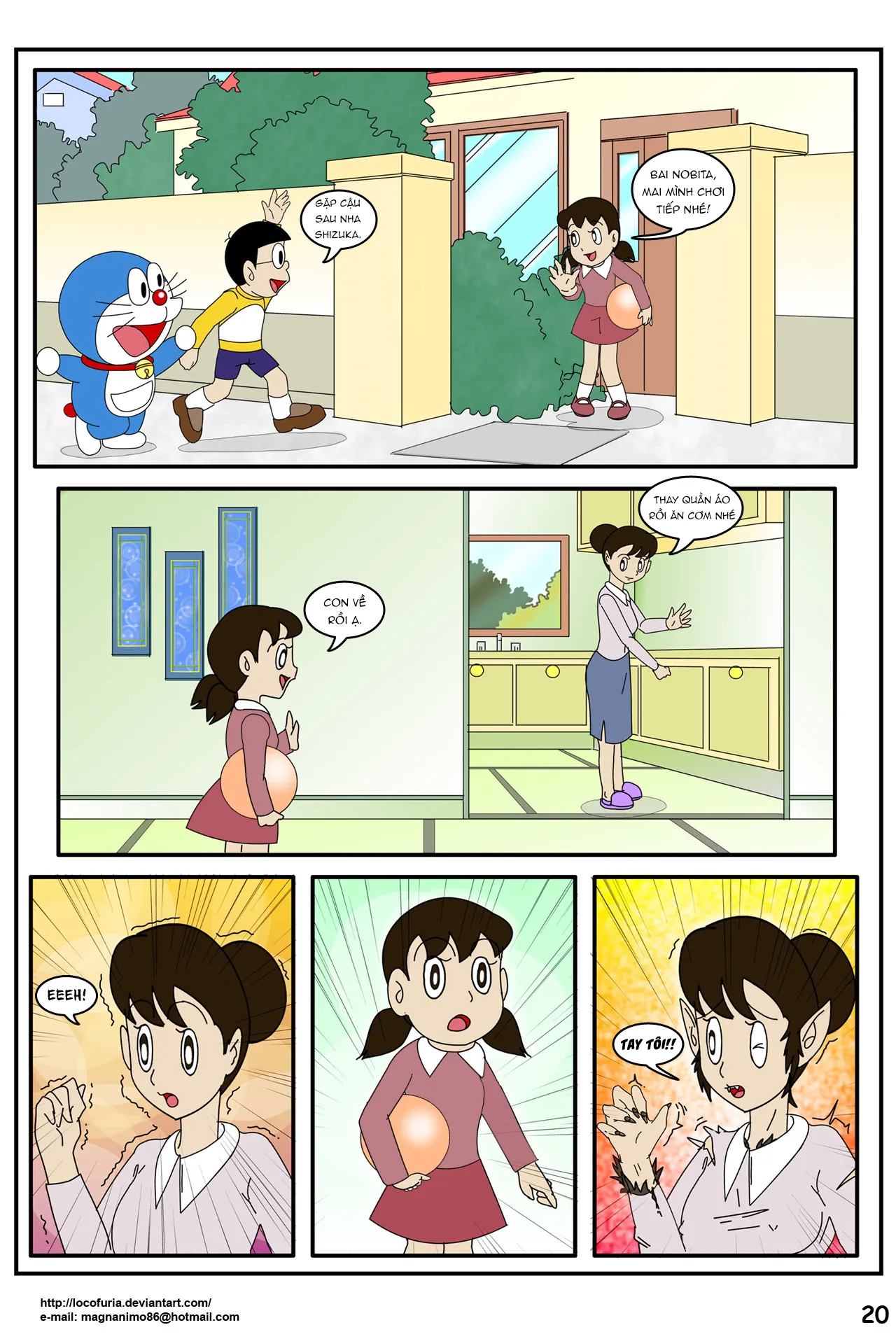 HentaiVN.net - Ảnh 6 - DORAEMON? [Doraemon] - Vol 1 - Chap 2: Kem Người Sói
