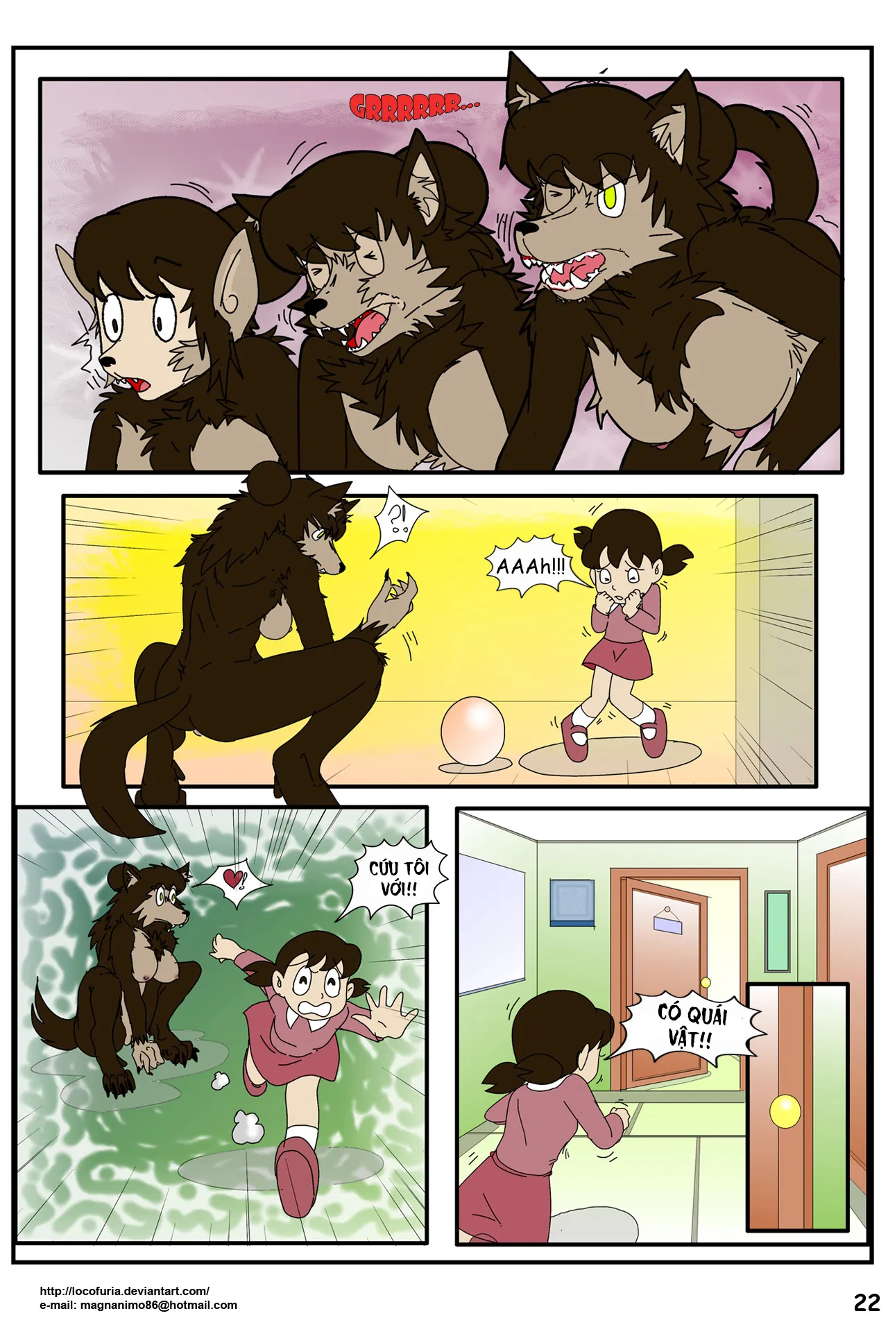 HentaiVN.net - Ảnh 8 - DORAEMON? [Doraemon] - Vol 1 - Chap 2: Kem Người Sói