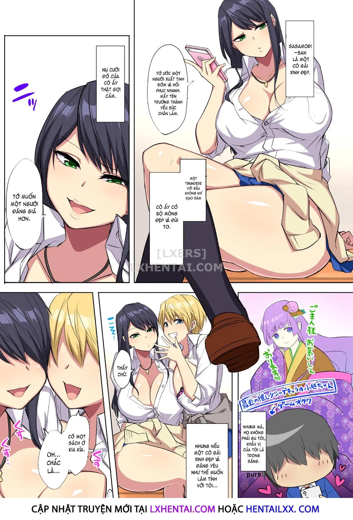 HentaiVN.net - Ảnh 11 - My Big Cock Is Getting Squeezed By Huge Breasted Bitch Gals!! [Ore No Dekachin Ga Bakunyuu Bitch Gal-Tachi Ni Sakusei Saremakuru!!] - Chap 1