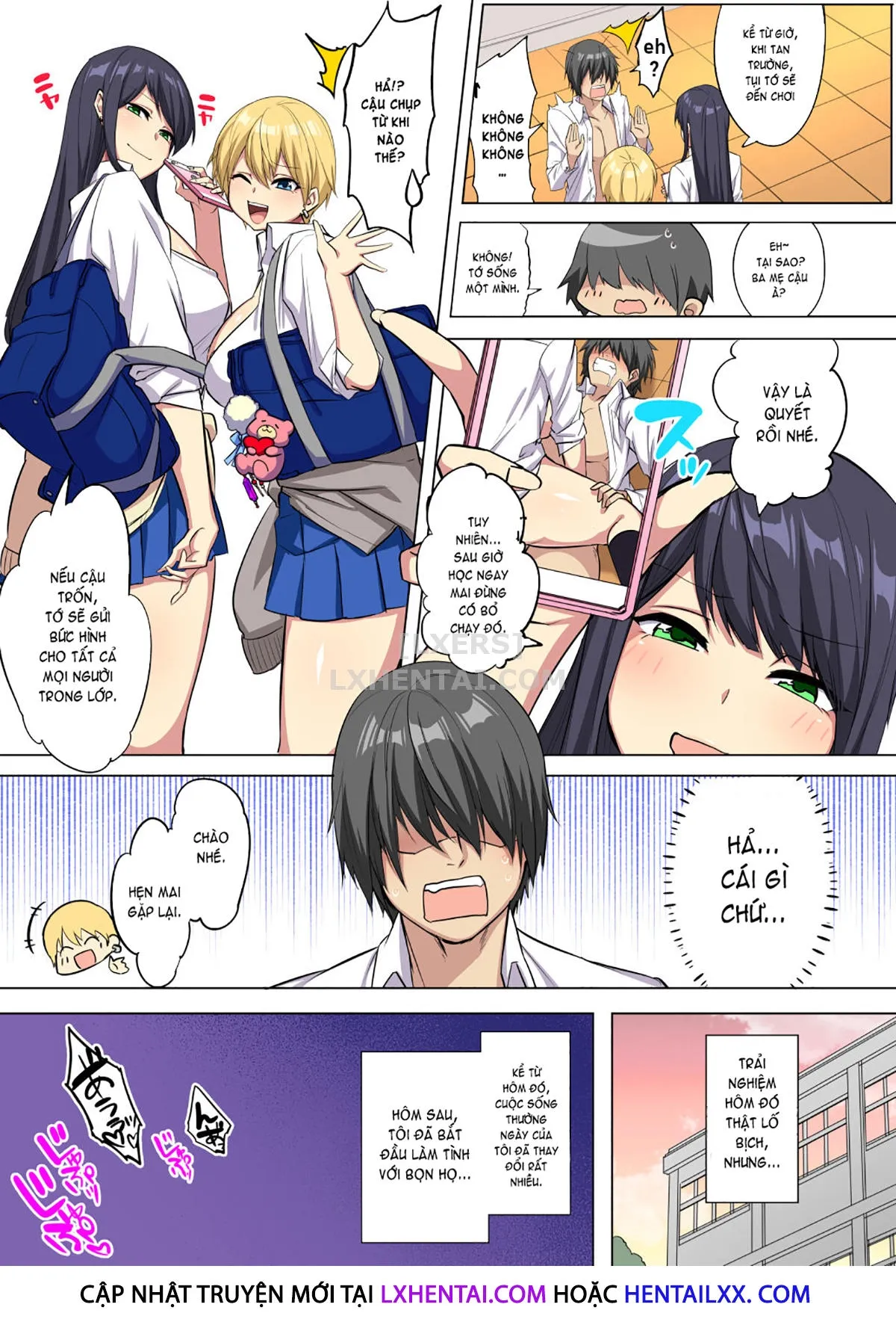 HentaiVN.net - Ảnh 29 - My Big Cock Is Getting Squeezed By Huge Breasted Bitch Gals!! [Ore No Dekachin Ga Bakunyuu Bitch Gal-Tachi Ni Sakusei Saremakuru!!] - Chap 1