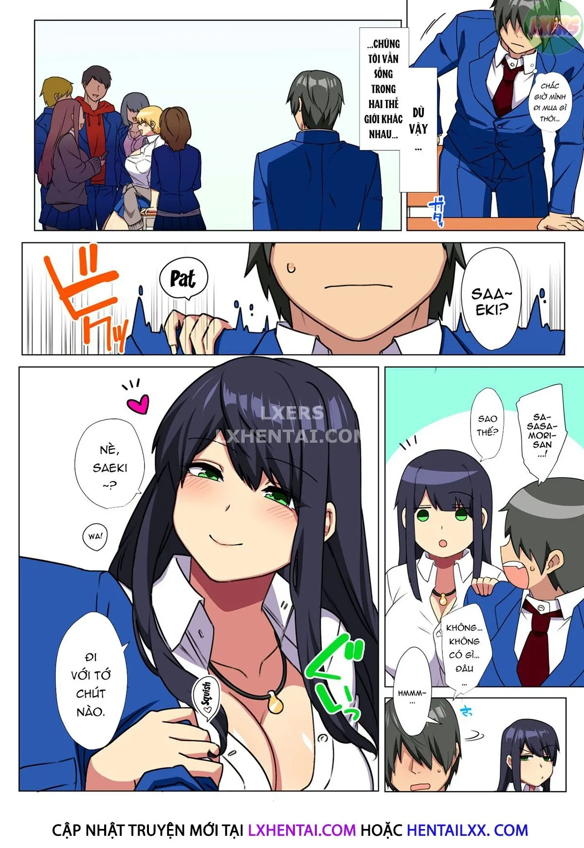 HentaiVN.net - Ảnh 14 - My Big Cock Is Getting Squeezed By Huge Breasted Bitch Gals!! [Ore No Dekachin Ga Bakunyuu Bitch Gal-Tachi Ni Sakusei Saremakuru!!] - Chap 2 - [END]