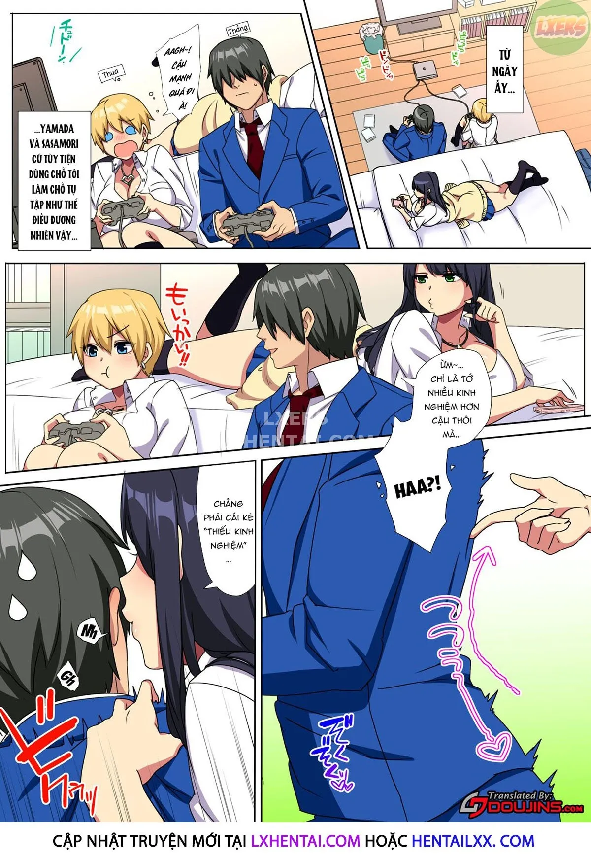 HentaiVN.net - Ảnh 7 - My Big Cock Is Getting Squeezed By Huge Breasted Bitch Gals!! [Ore No Dekachin Ga Bakunyuu Bitch Gal-Tachi Ni Sakusei Saremakuru!!] - Chap 2 - [END]