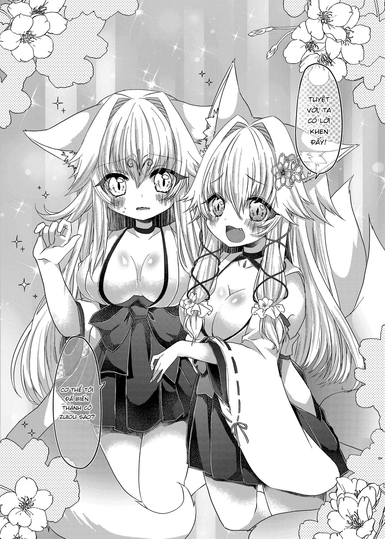 HentaiVN.net - Ảnh 11 - Chuyển giới thành một nàng cáo!? [Oshikake Kitsunemusume ni Kenzokukitsunemusume ni Sareta Ken, How I Was Turned Into an Underling Fox Girl by a Pushy Fox Girl] - Oneshot Ngọt