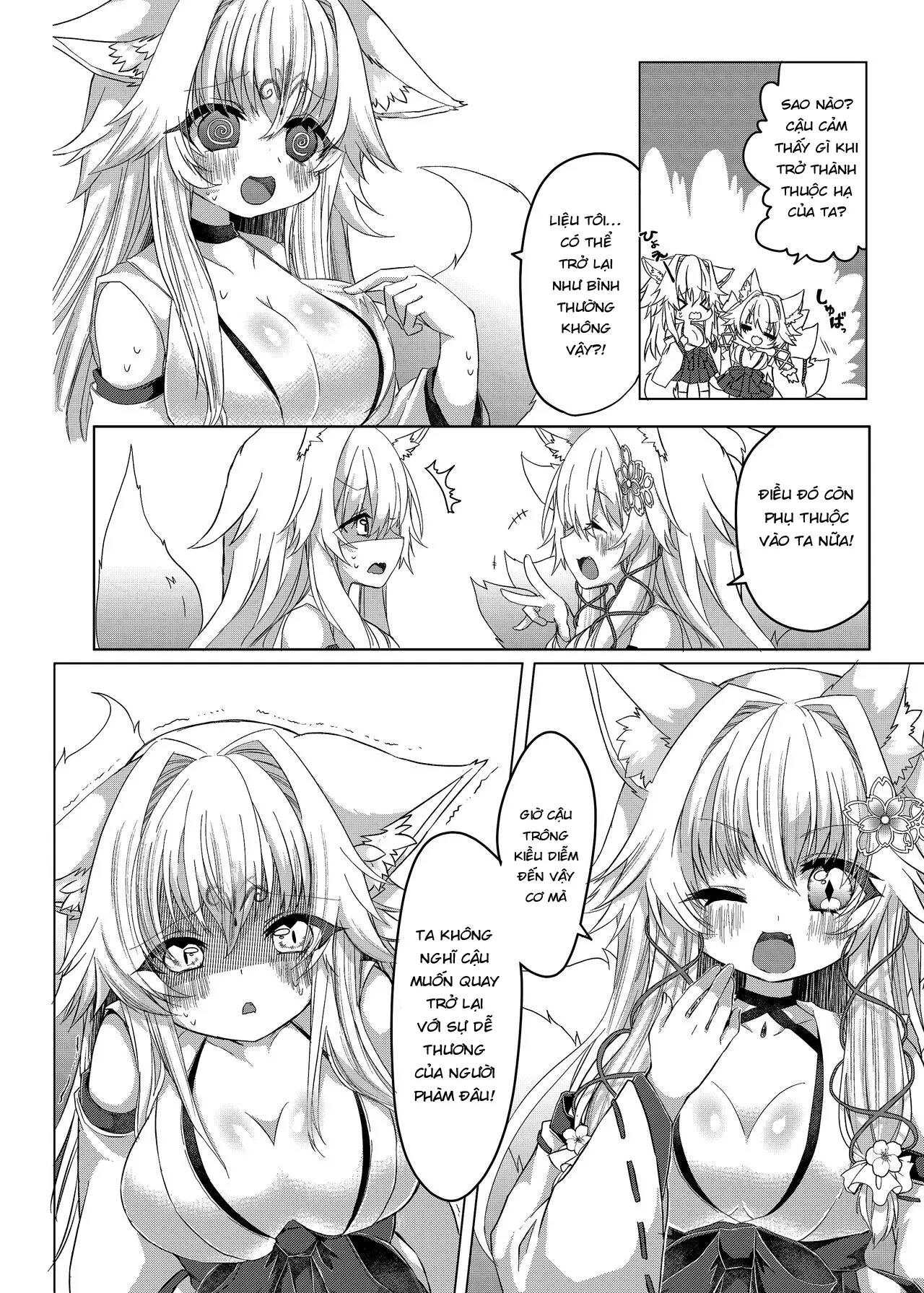 HentaiVN.net - Ảnh 13 - Chuyển giới thành một nàng cáo!? [Oshikake Kitsunemusume ni Kenzokukitsunemusume ni Sareta Ken, How I Was Turned Into an Underling Fox Girl by a Pushy Fox Girl] - Oneshot Ngọt