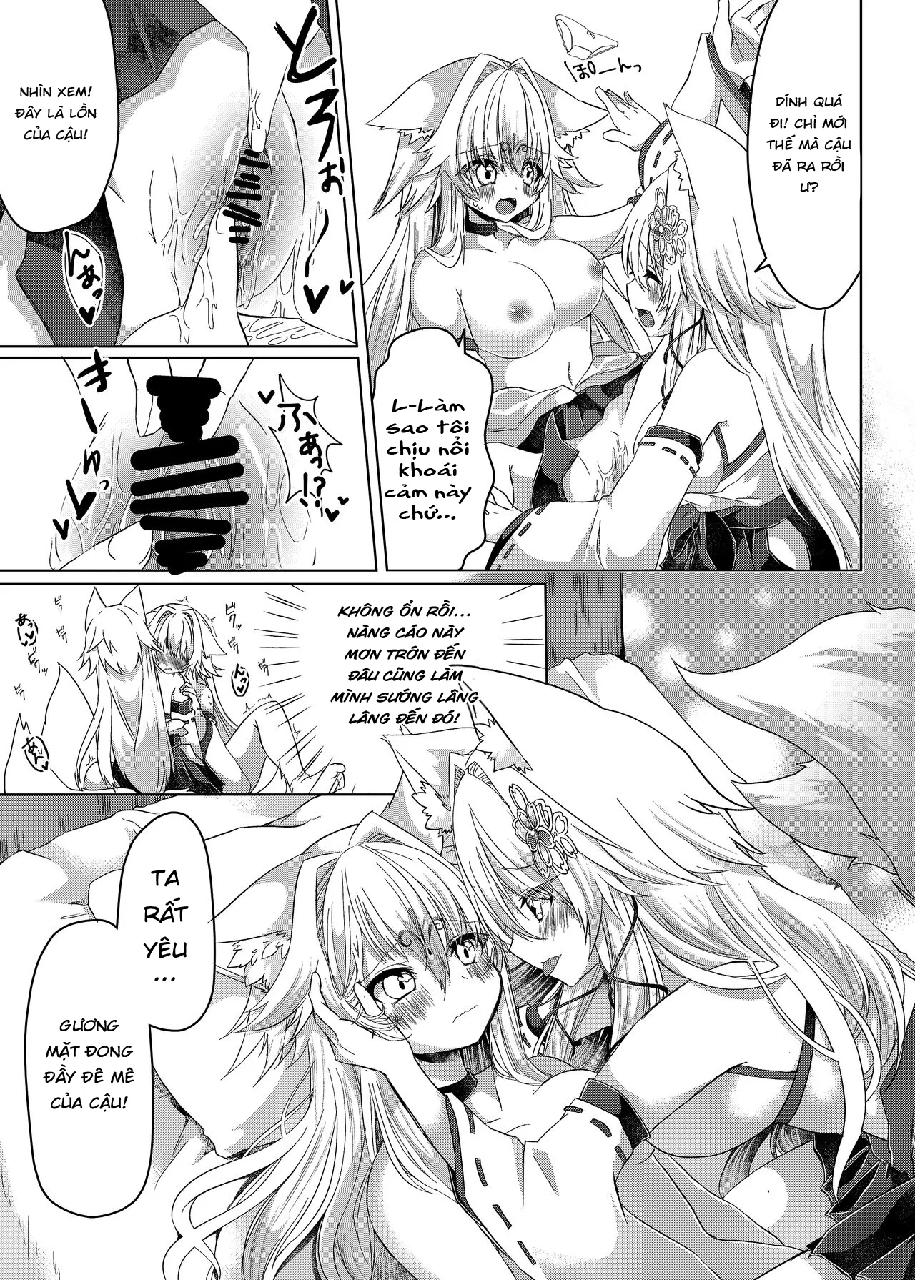 HentaiVN.net - Ảnh 18 - Chuyển giới thành một nàng cáo!? [Oshikake Kitsunemusume ni Kenzokukitsunemusume ni Sareta Ken, How I Was Turned Into an Underling Fox Girl by a Pushy Fox Girl] - Oneshot Ngọt
