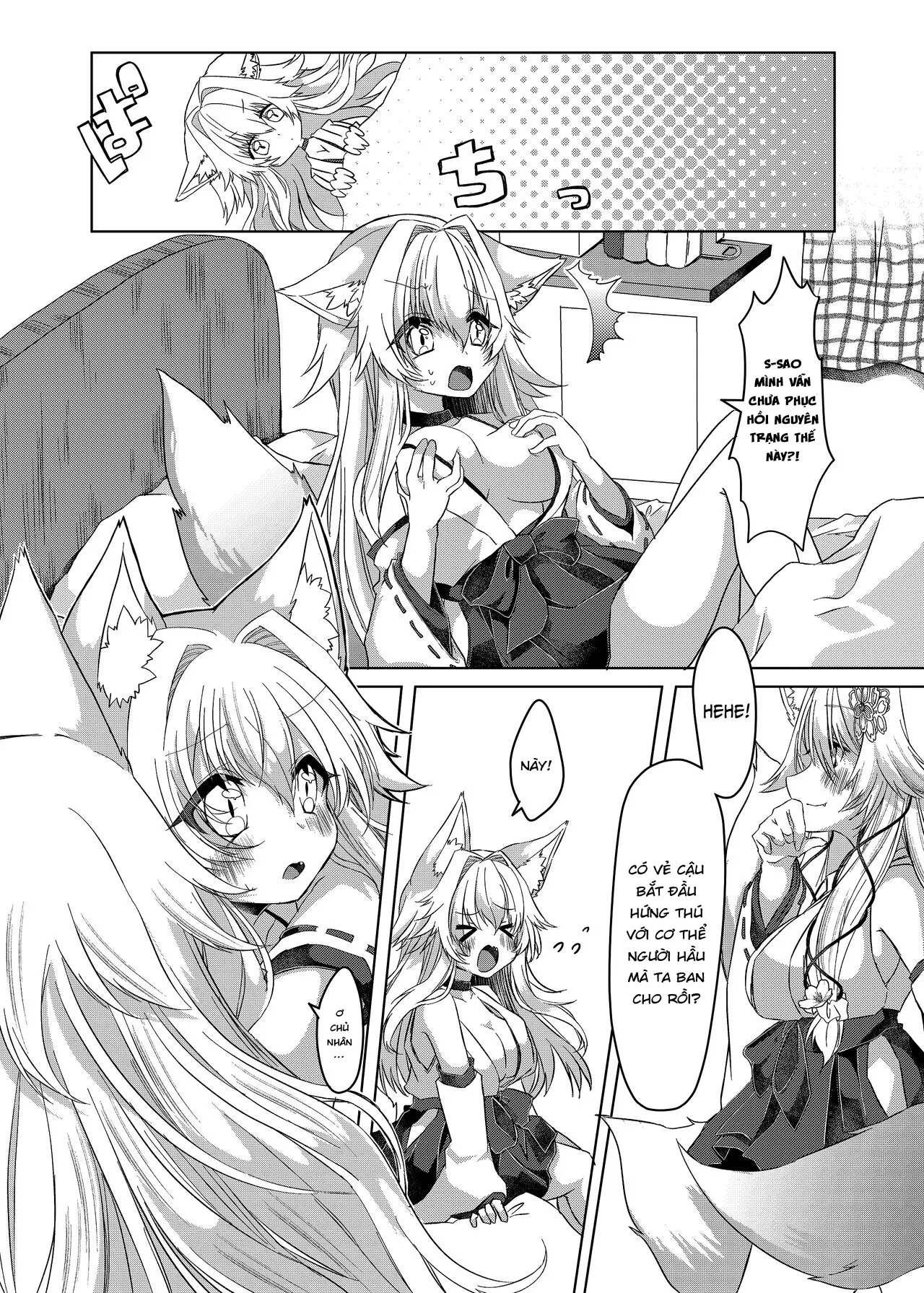 HentaiVN.net - Ảnh 25 - Chuyển giới thành một nàng cáo!? [Oshikake Kitsunemusume ni Kenzokukitsunemusume ni Sareta Ken, How I Was Turned Into an Underling Fox Girl by a Pushy Fox Girl] - Oneshot Ngọt