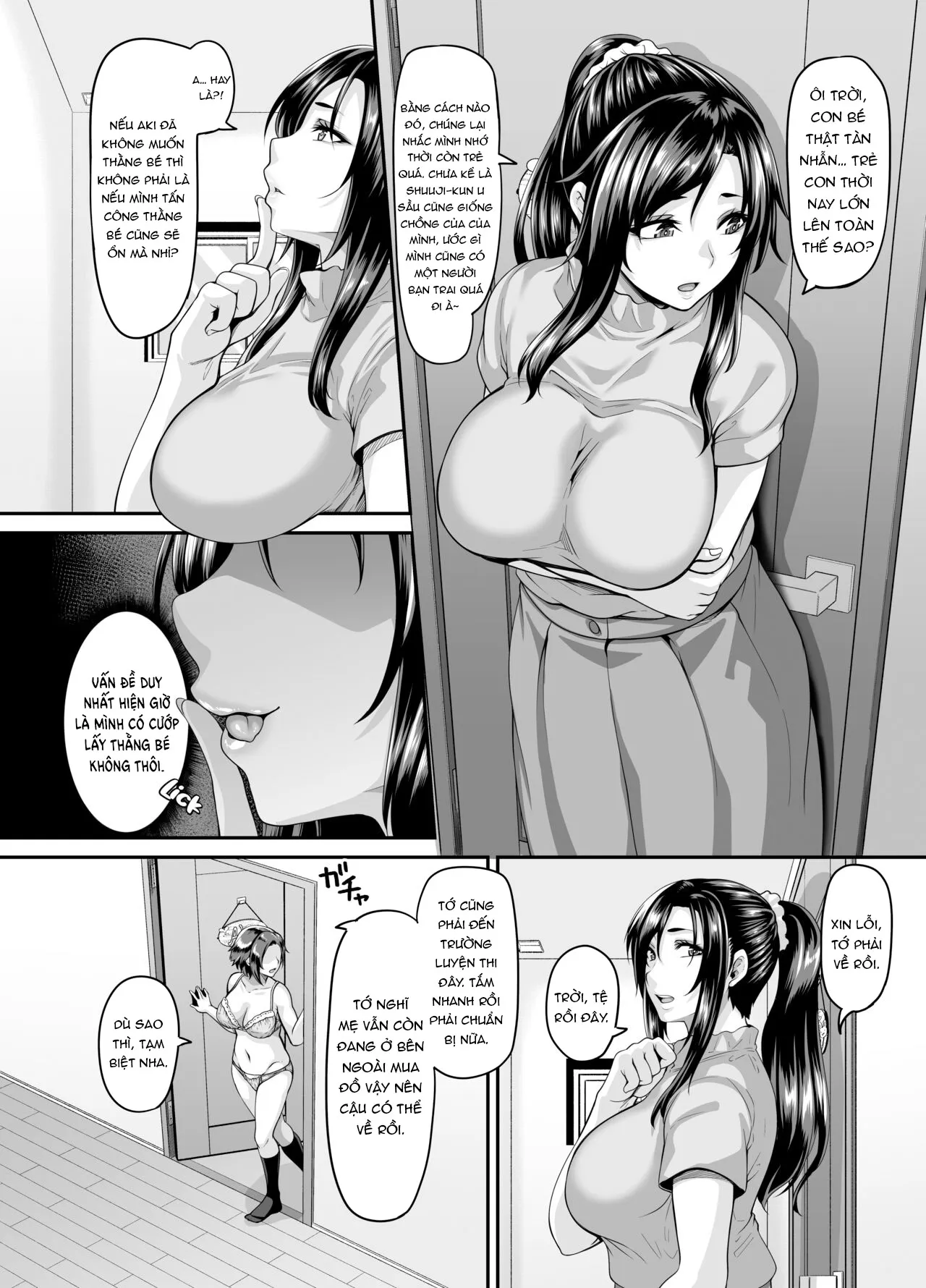 HentaiVN.net - Ảnh 16 - Sự giúp đỡ đến từ người mẹ dâm dục!!! [A slutty old lady will tell how to make her slutty daughter fall for you; Sukebena musume no otoshi-kata dosukebena obasan ga shikonde ageru] - Oneshot_Part_1