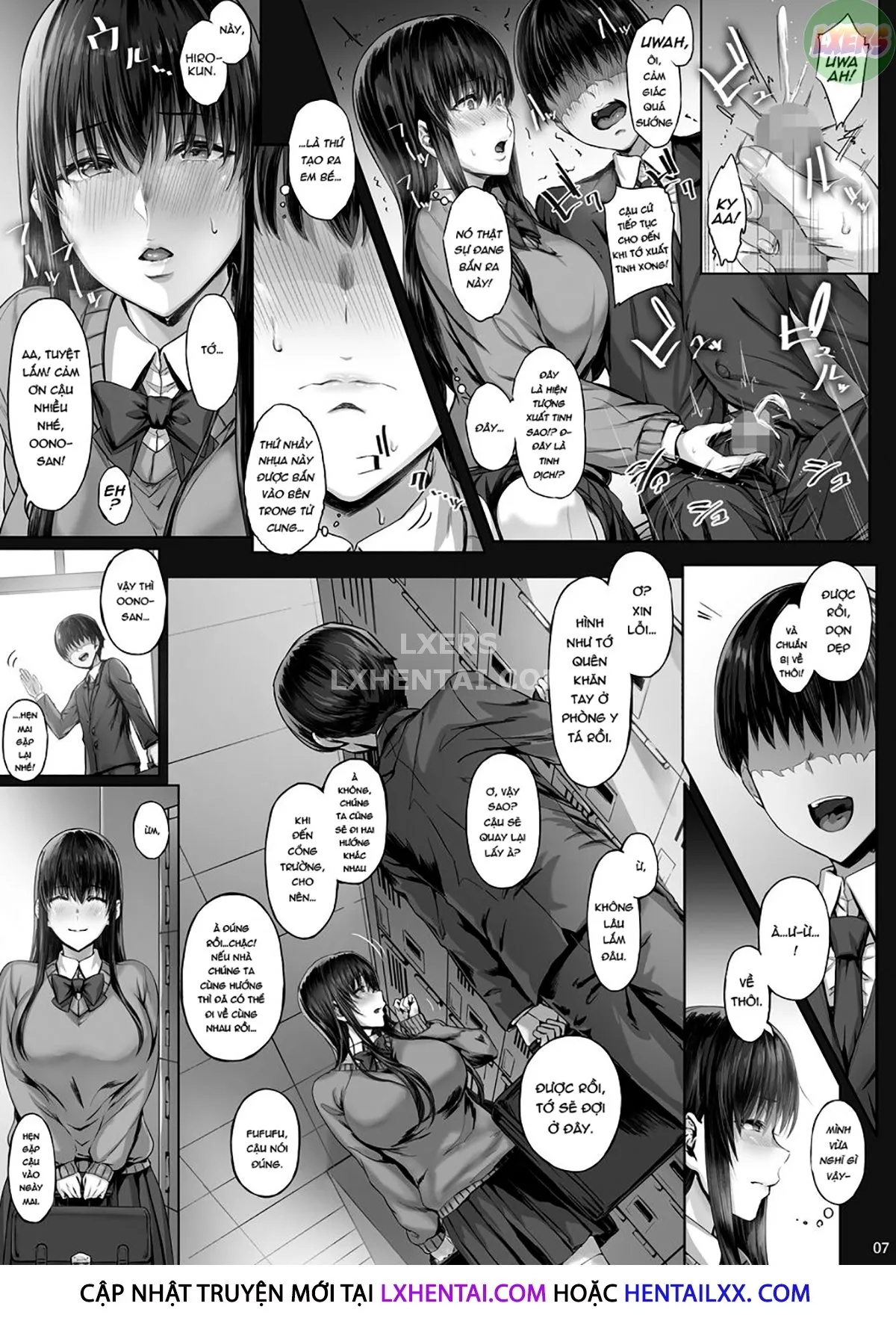 HentaiVN.net - Ảnh 9 - Kanojo Ga Boku No Shiranai Tokoro De [What My Girlfriend Does That I Don't Know About] - Chap 1